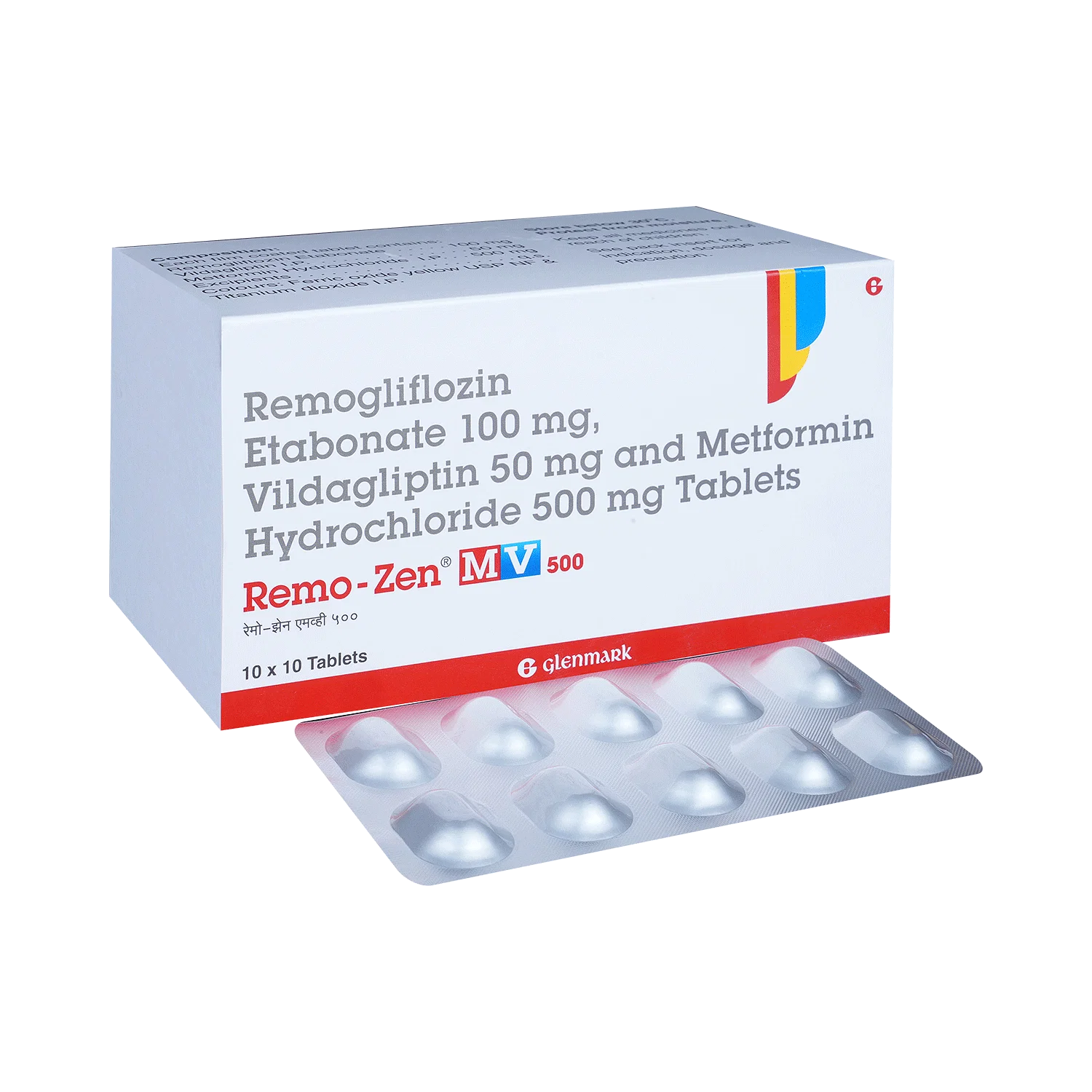 Remozen MV 100mg/50mg/500mg Tablet