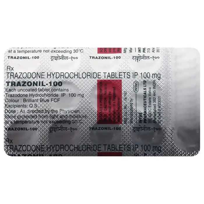 Trazonil 100 Tablet 15's