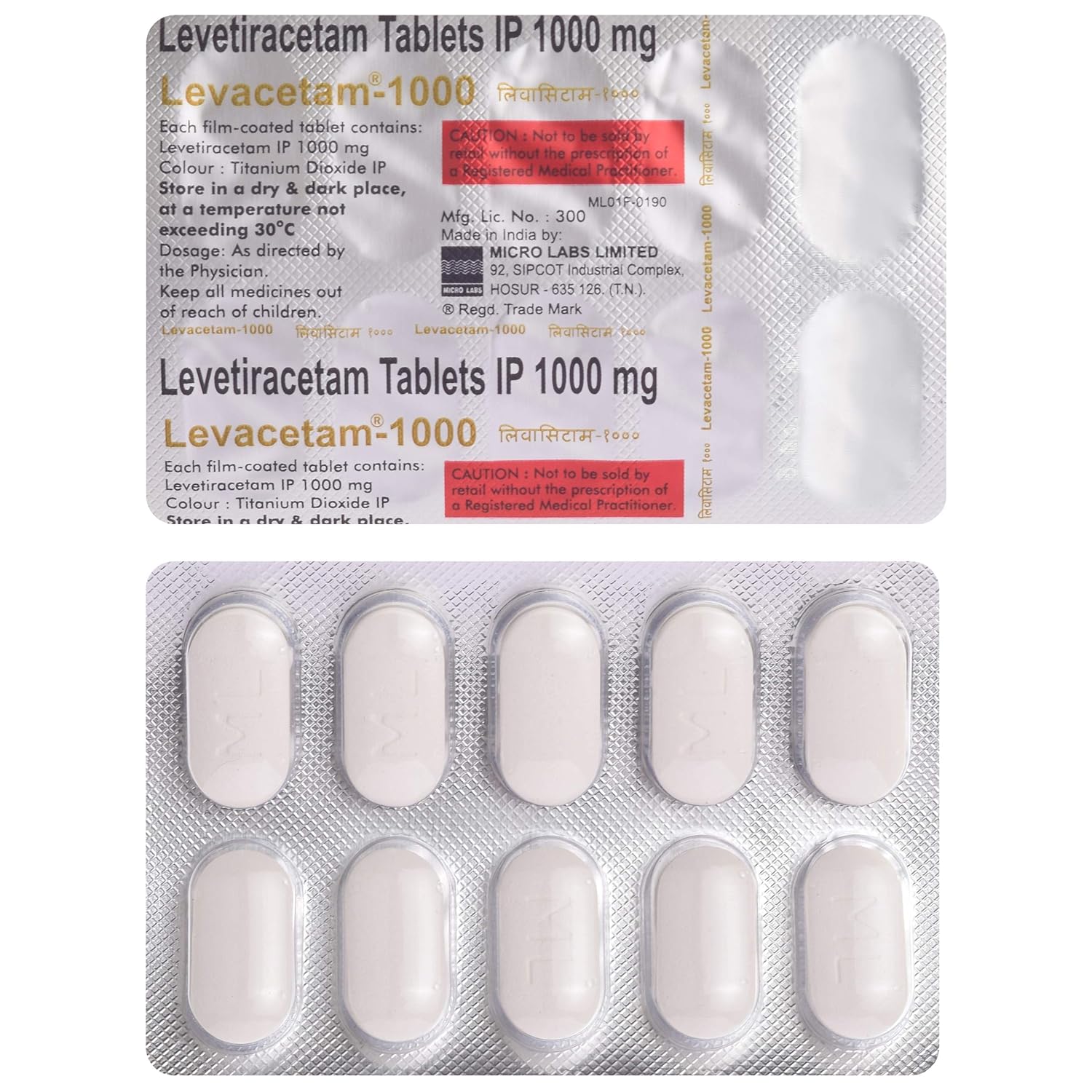 Levacetam 1000 Tablet