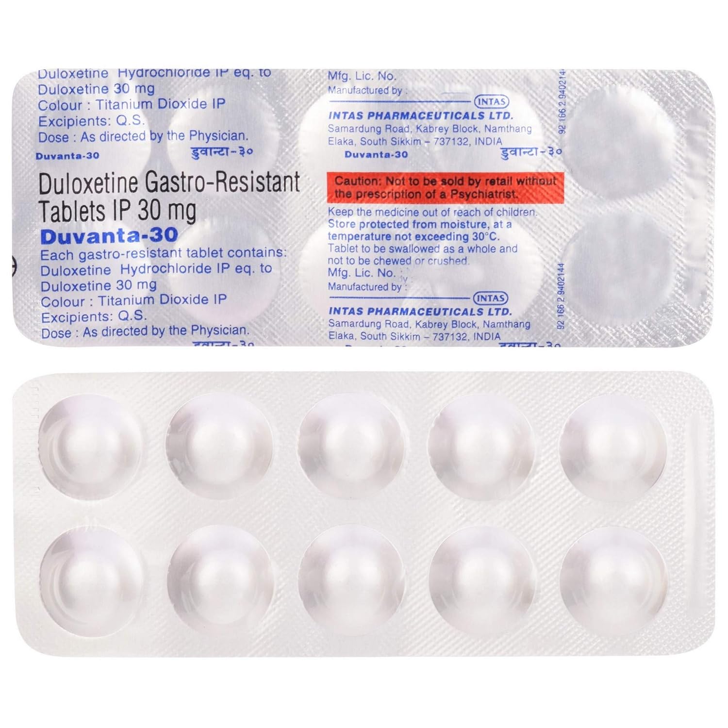 Duvanta 30 Tablet