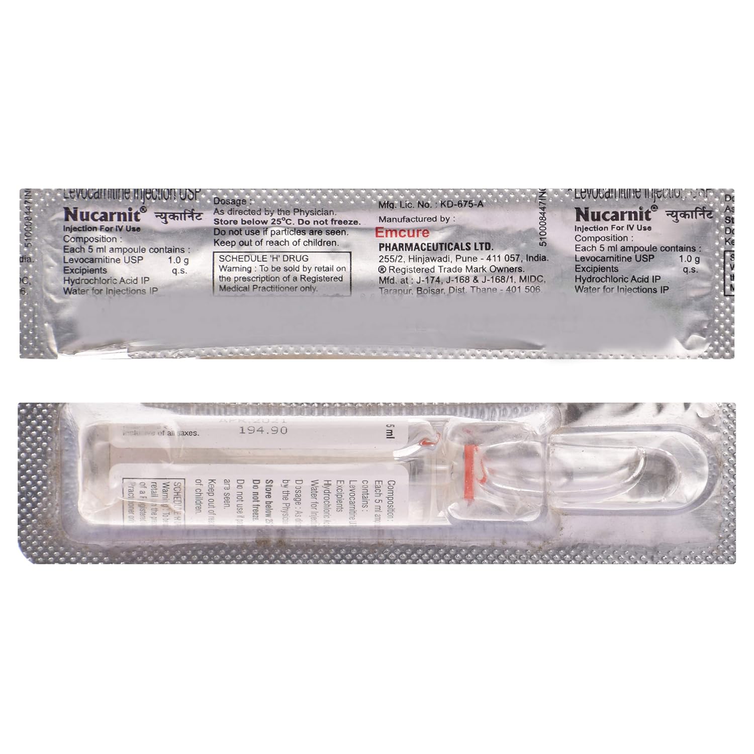 Nucarnit Injection
