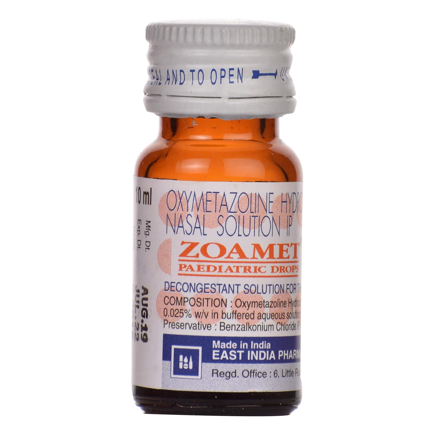 Zoamet Paediatric Nasal Drops