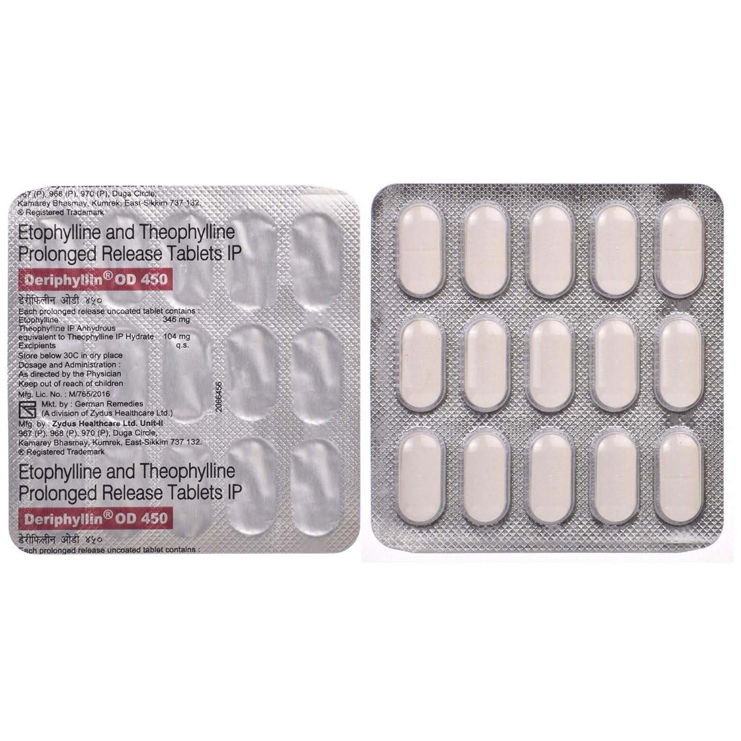 Deriphyllin OD 450 Tablet PR