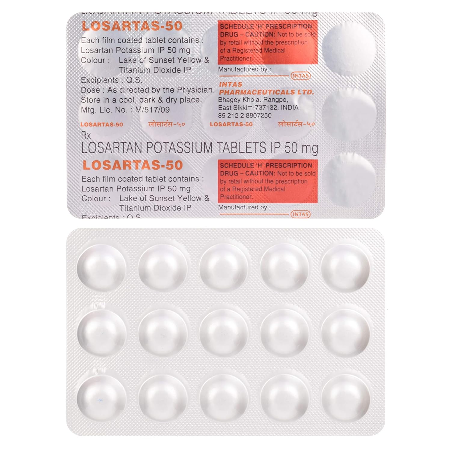 Losartas 50 Tablet