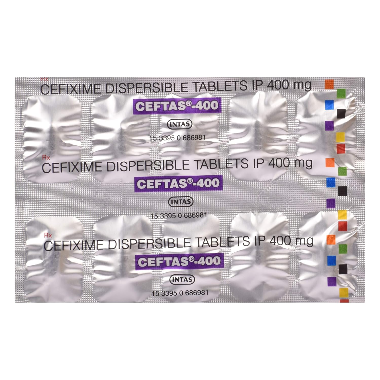 Ceftas 400 Tablet DT