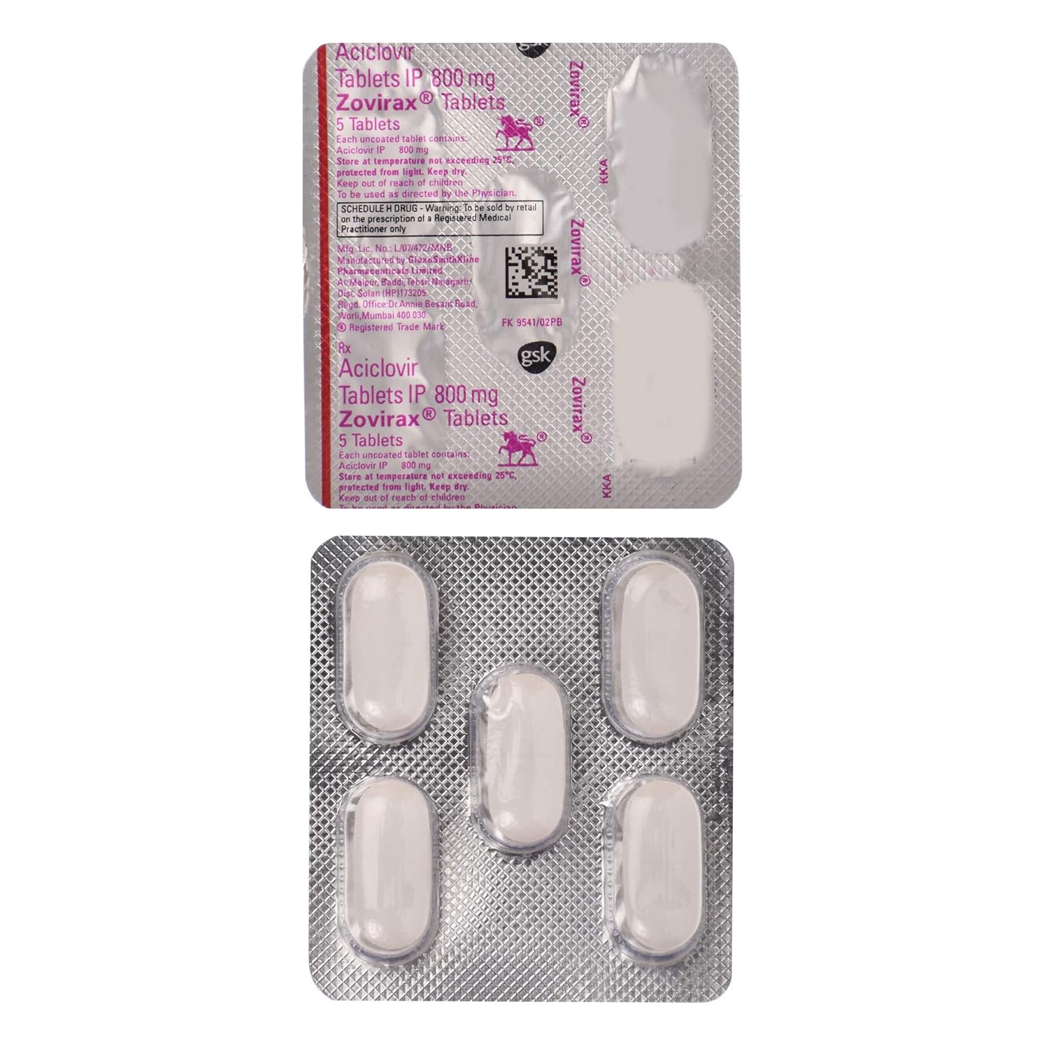 Zovirax 800 Tablet