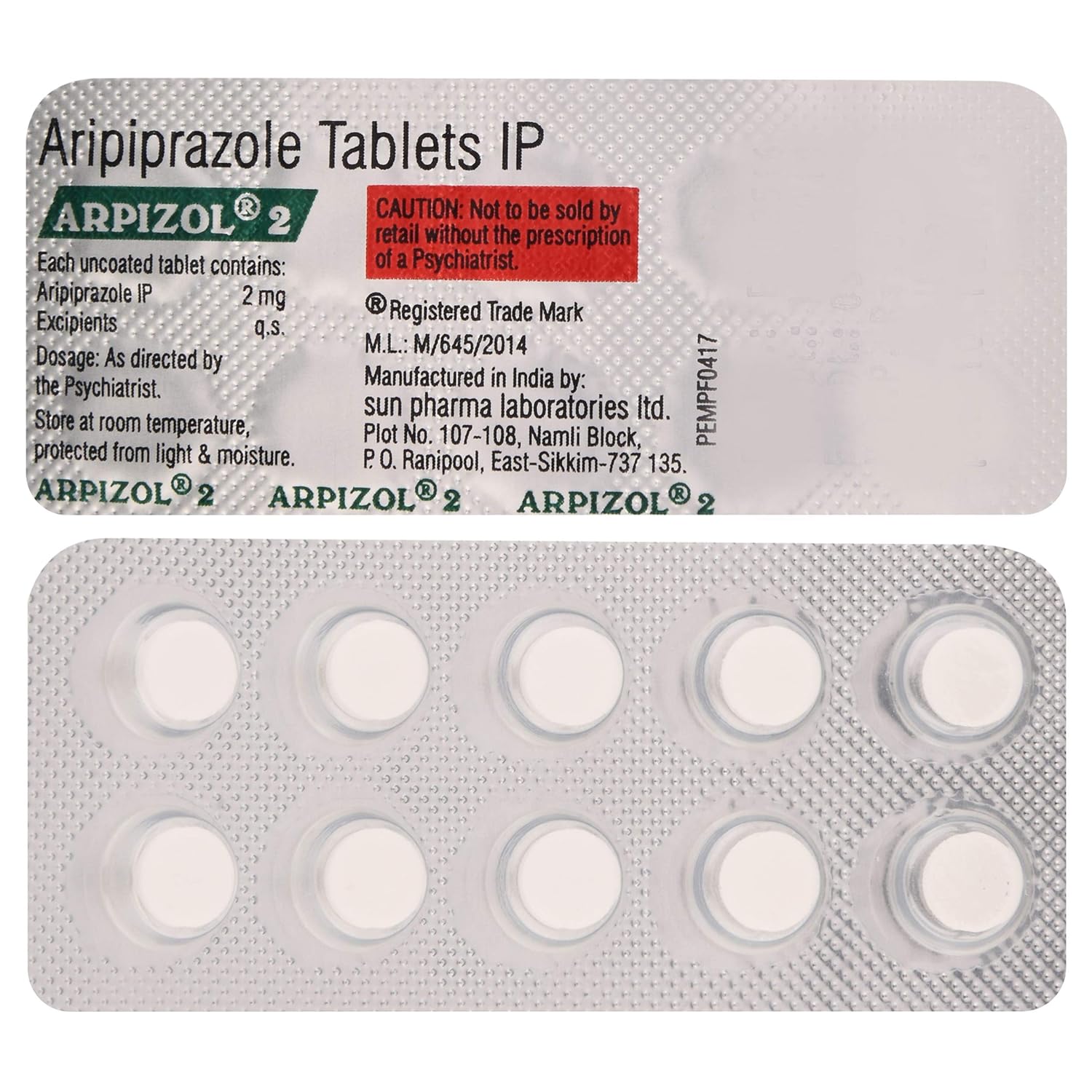 Arpizol 2mg Tablet