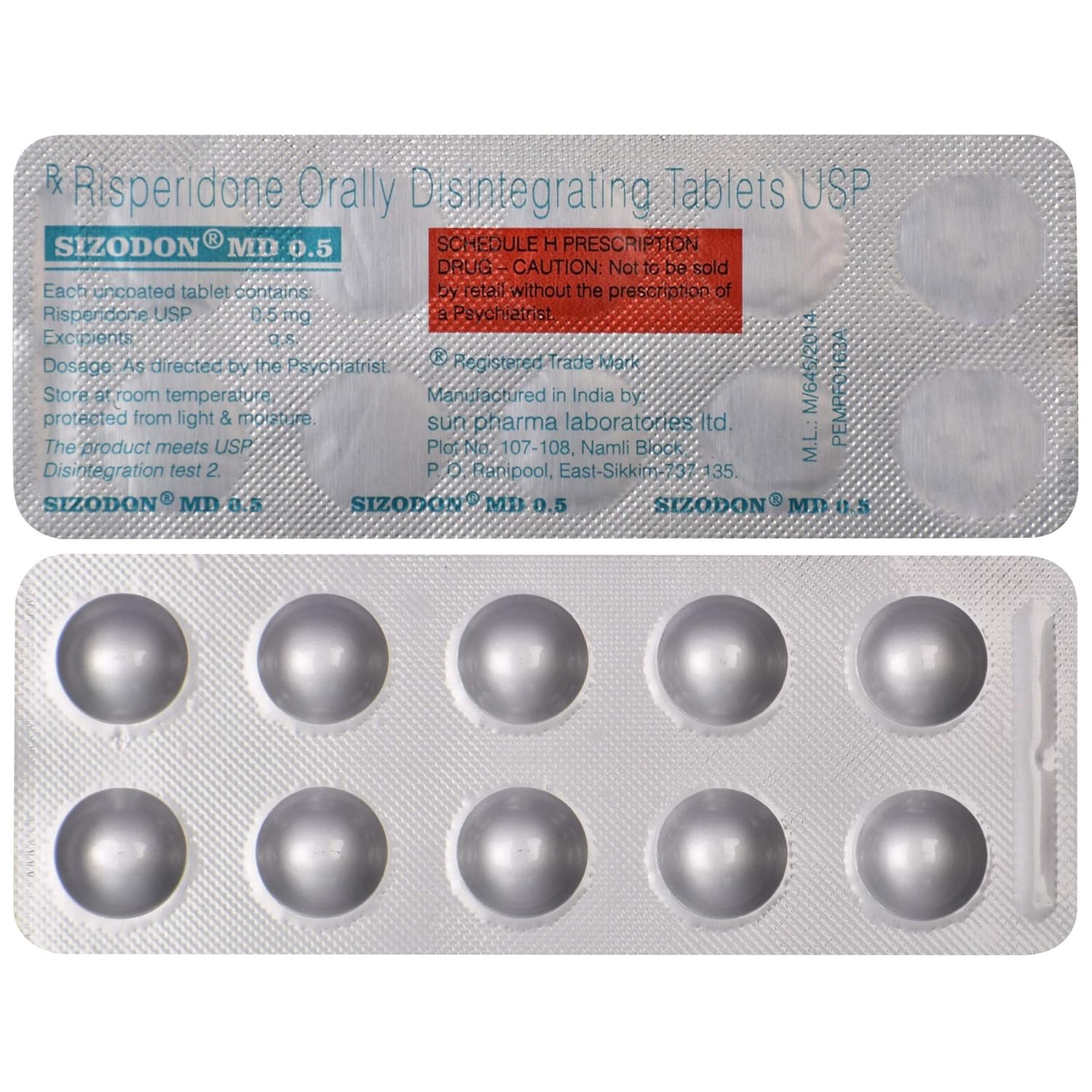 Sizodon MD 0.5 Tablet