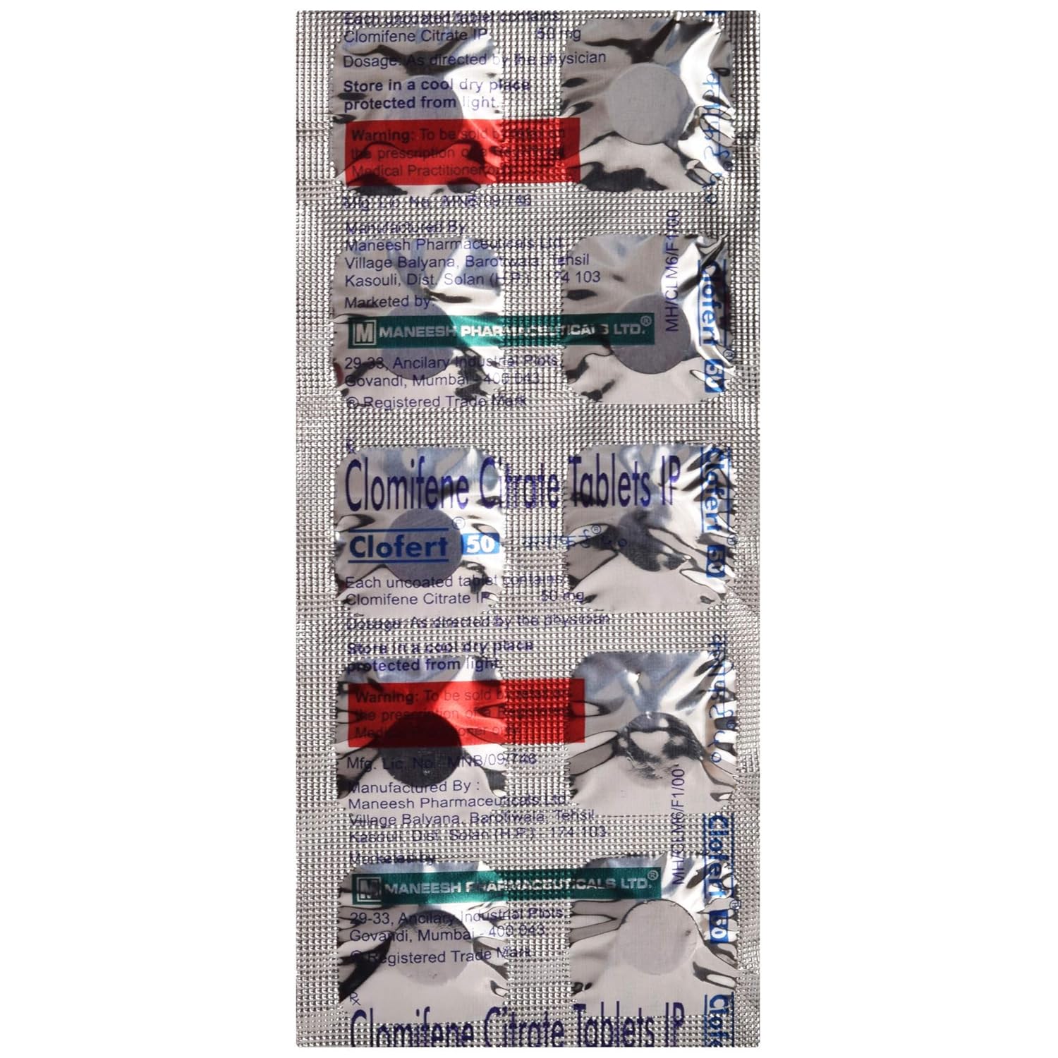 Clofert 50 Tablet