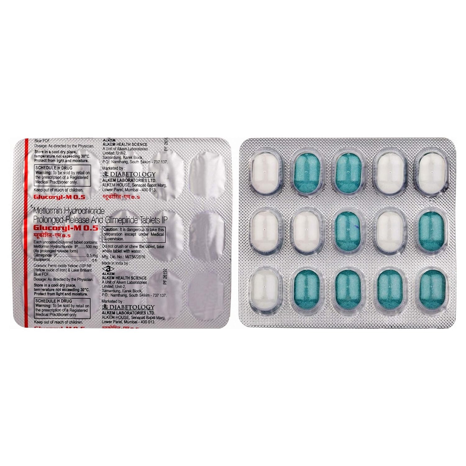 Glucoryl-M 0.5 mg Tablet