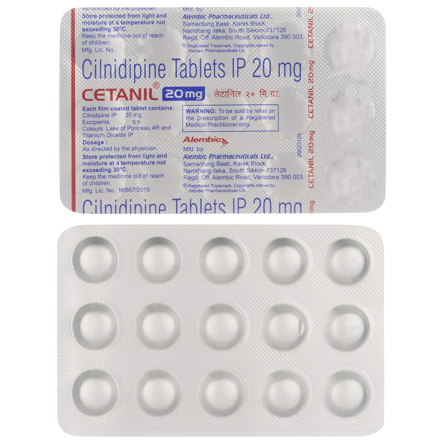 Cetanil 20mg Tablet