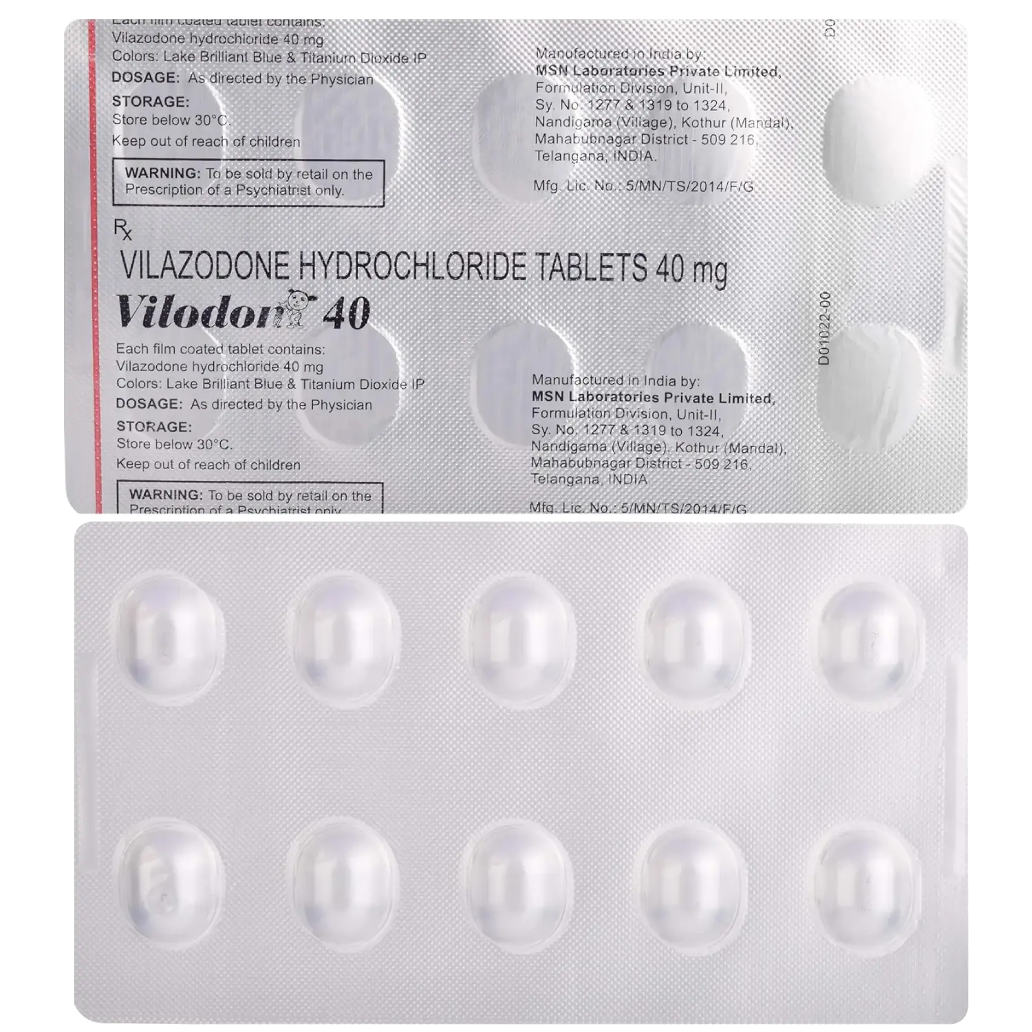 Vilodon 40mg Tablet