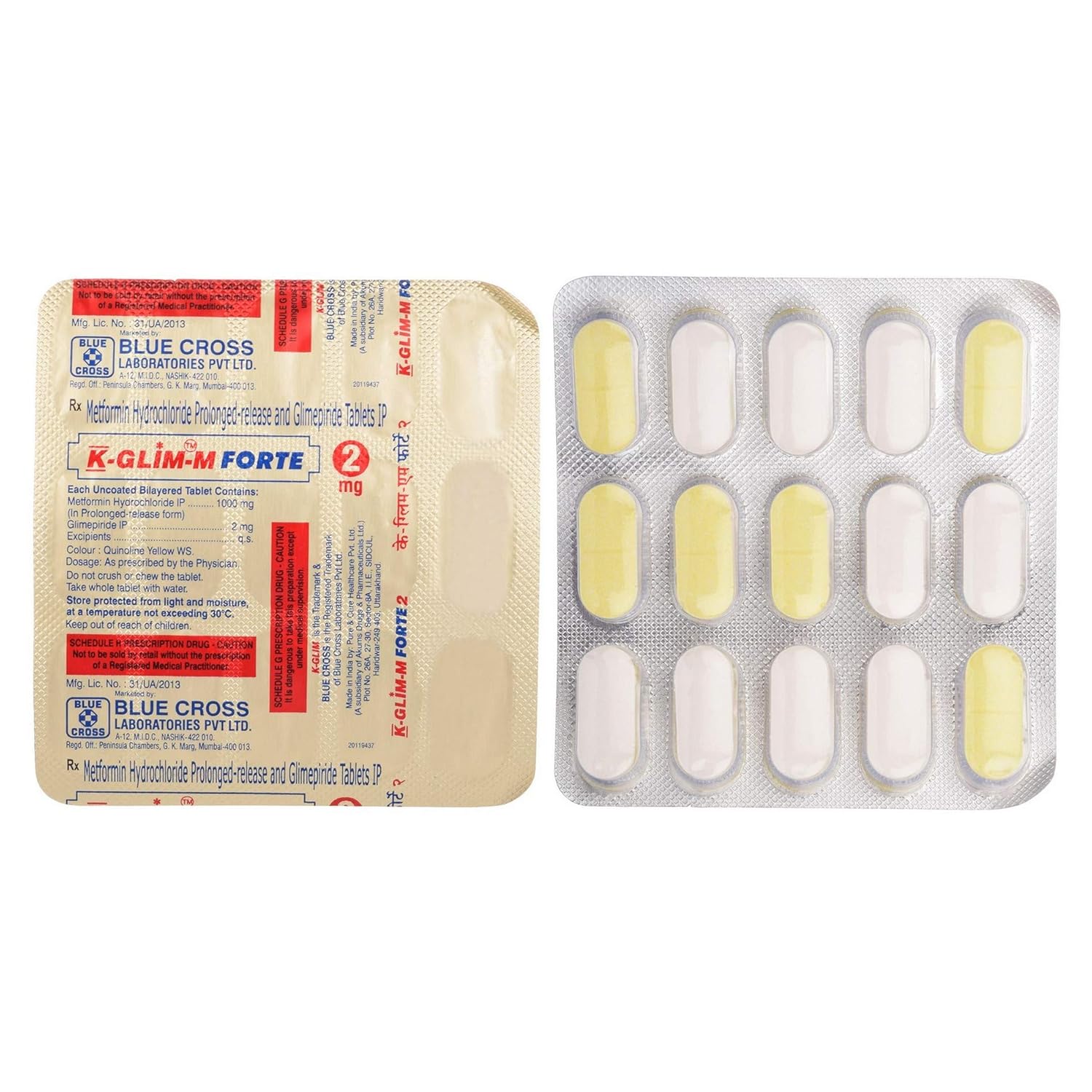 K-Glim-M Forte 2mg Tablet