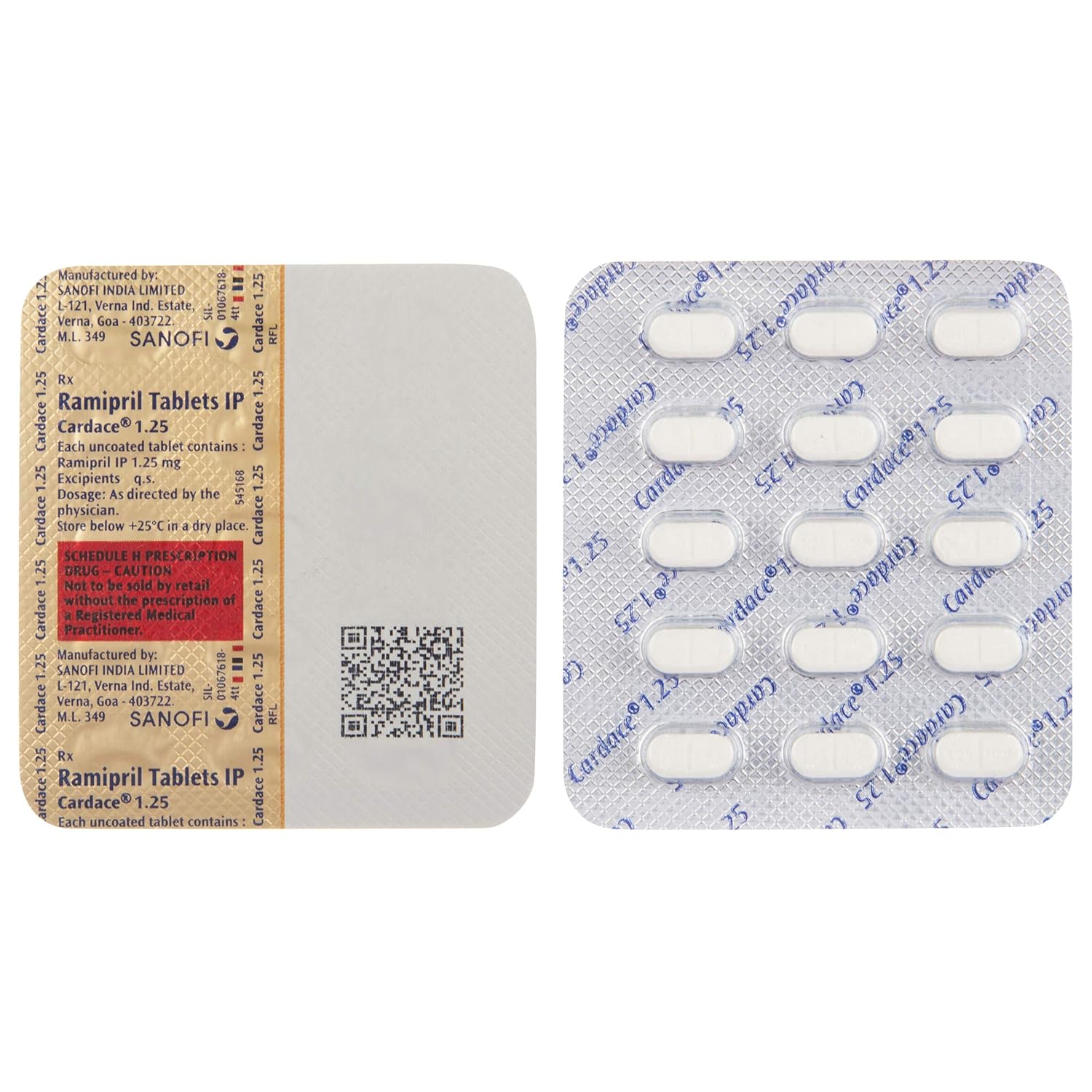 Cardace 1.25 Tablet