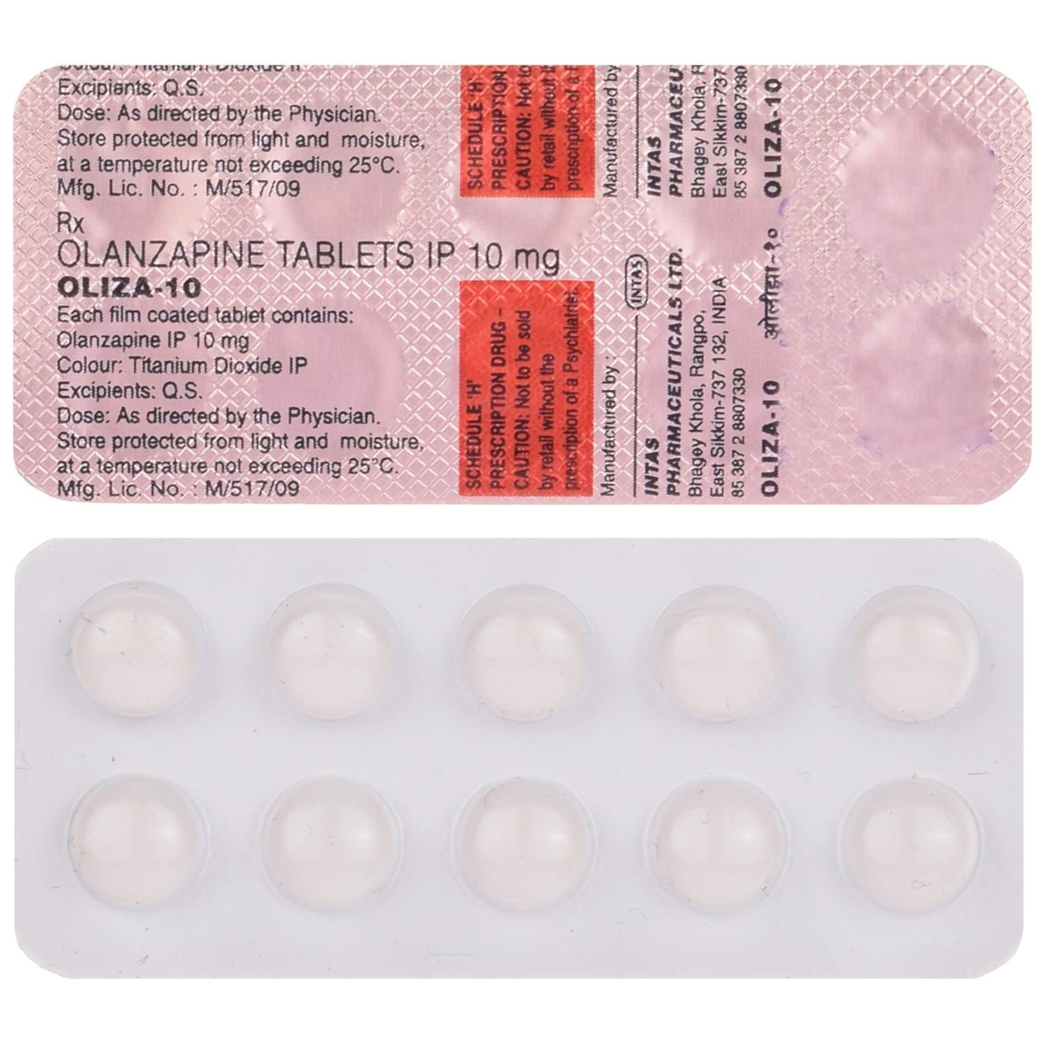 Oliza 10 Tablet