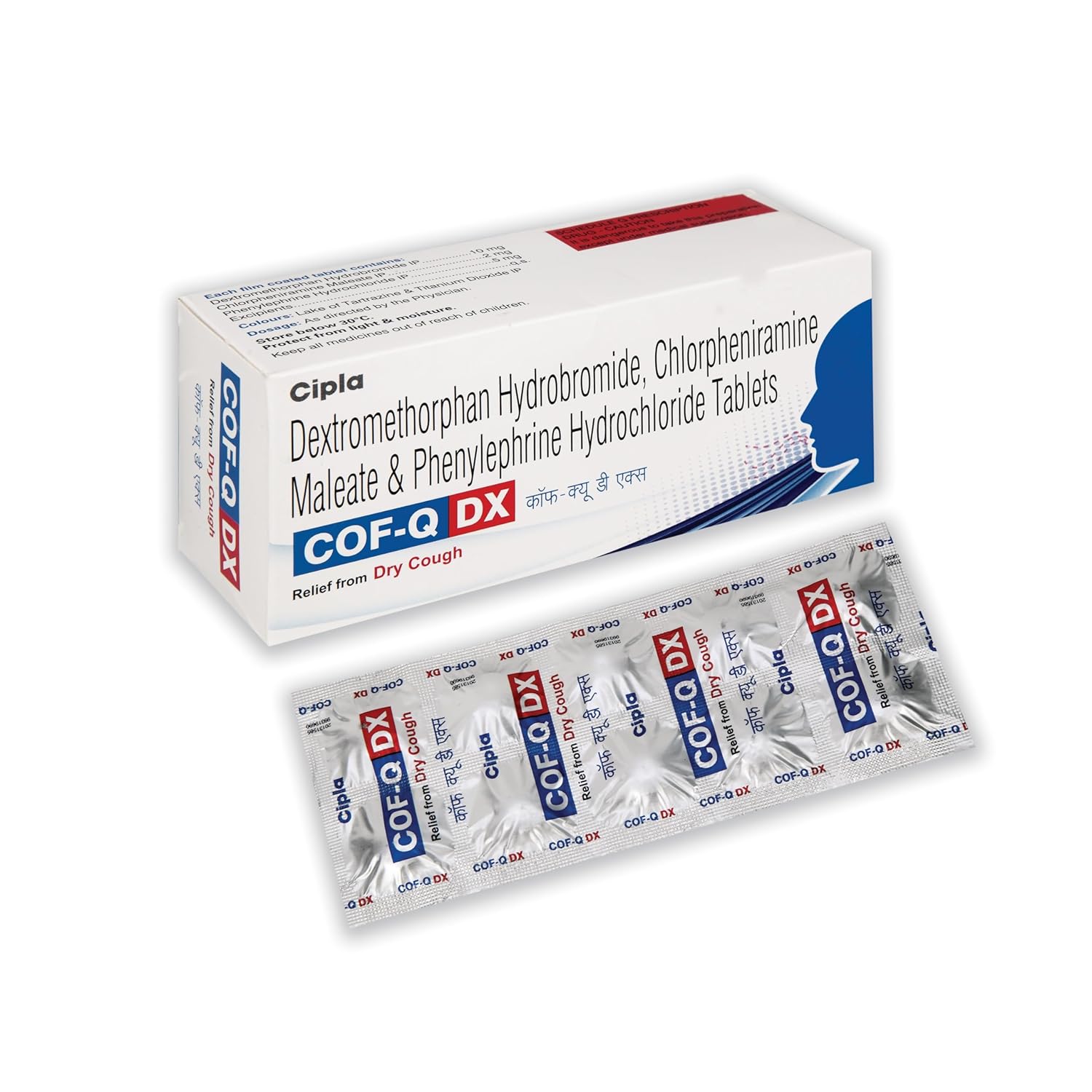 Cof Q DX 5mg/2mg/10mg Tablet