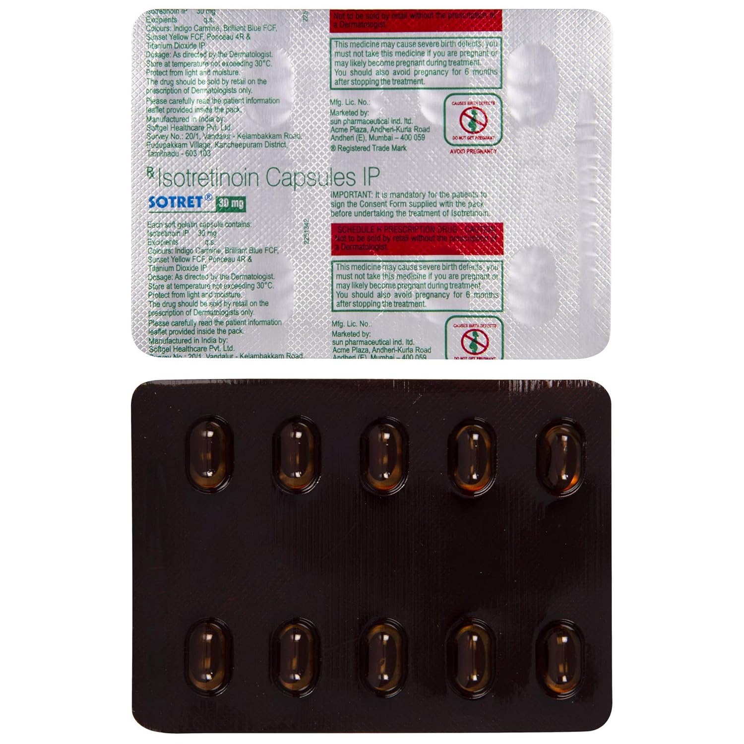 Sotret 30mg Capsule