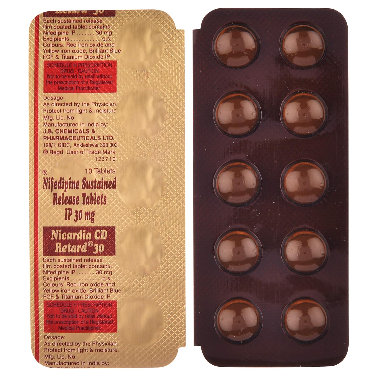 Nicardia CD Retard 30 Tablet SR