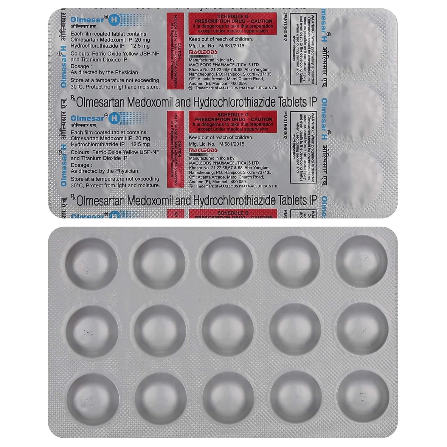 Olmesar H Tablet
