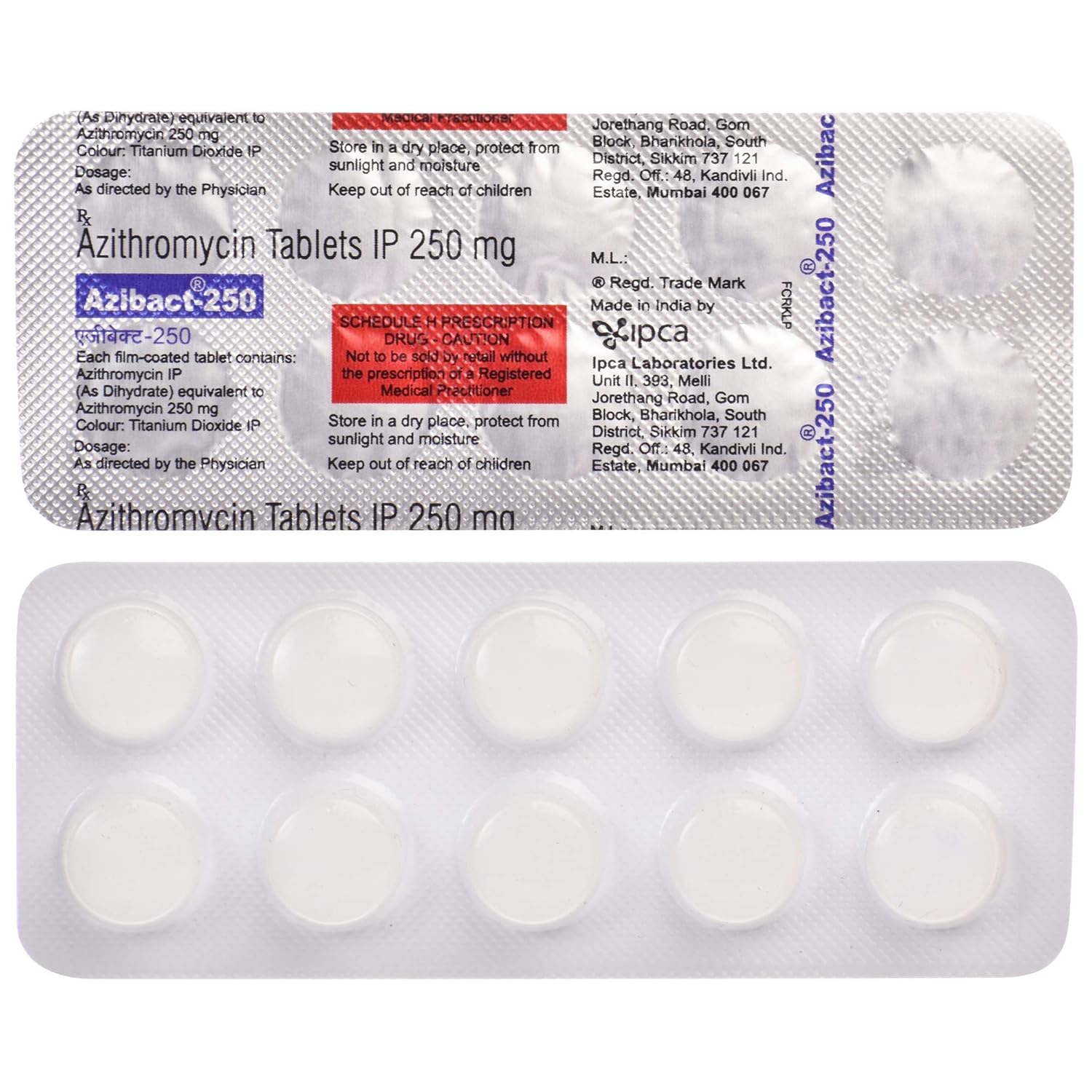 Azibact 250 Tablet