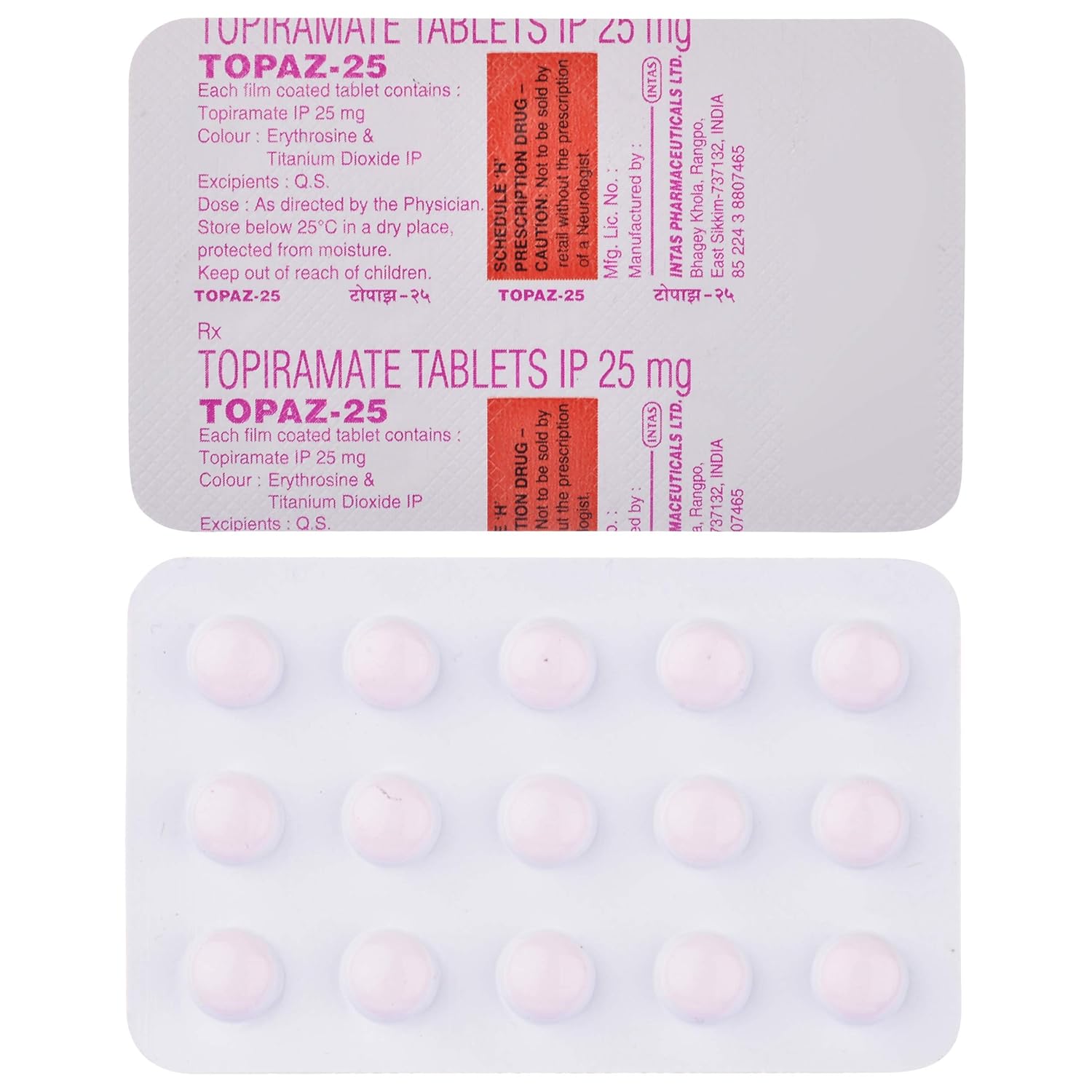 Topaz 25 Tablet