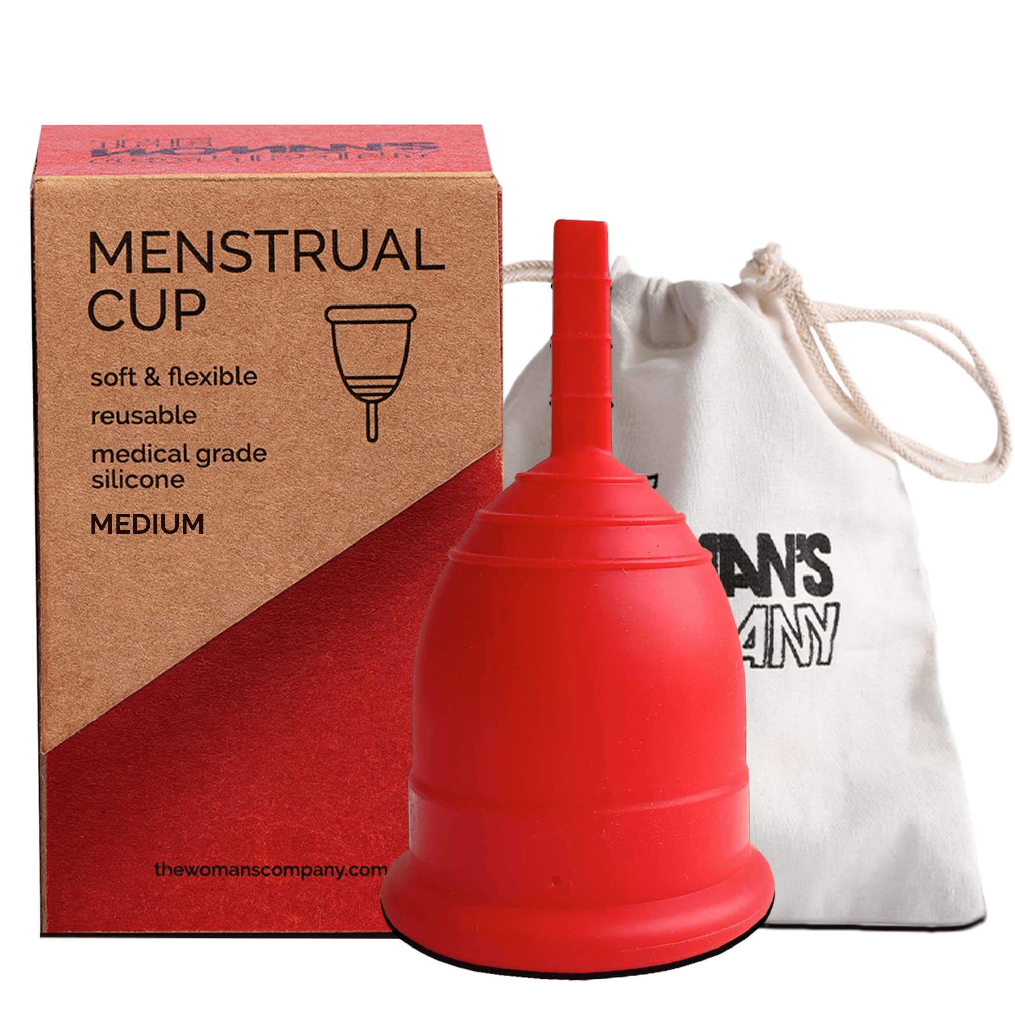 The Woman's Company Red Large Menstrual Cup