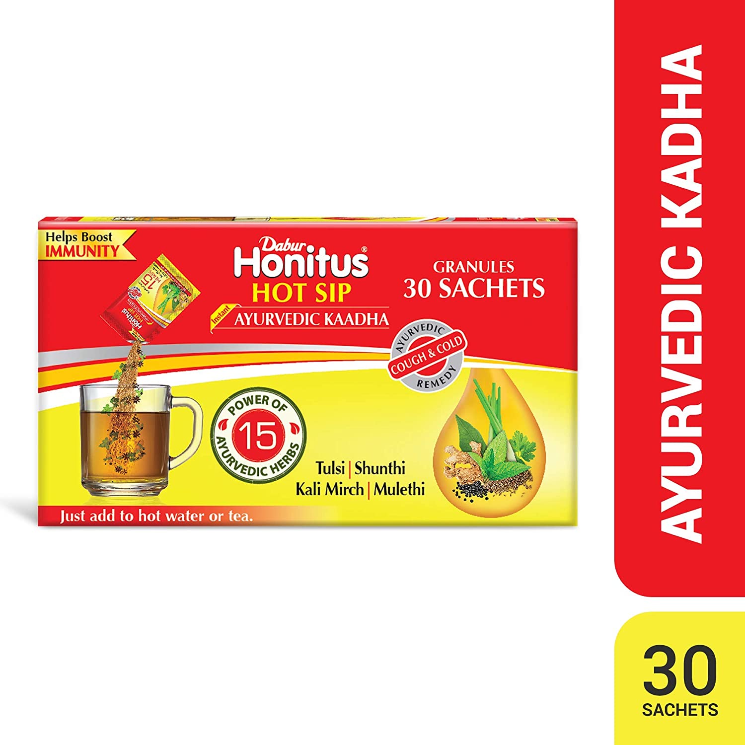 Dabur Honitus Hot Sip Ayurvedic Kaadha (4gm Each)