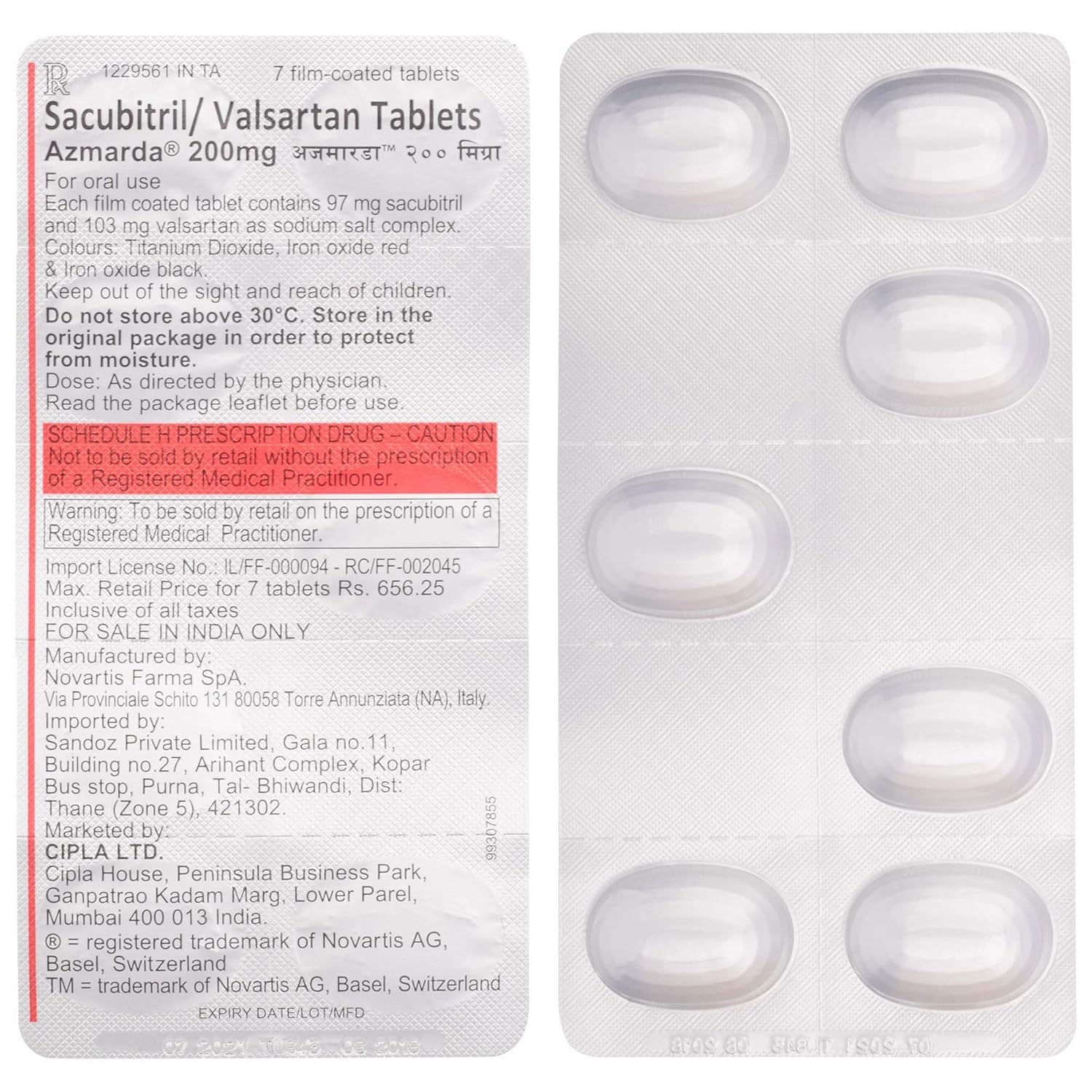 Azmarda 200Mg Tablet