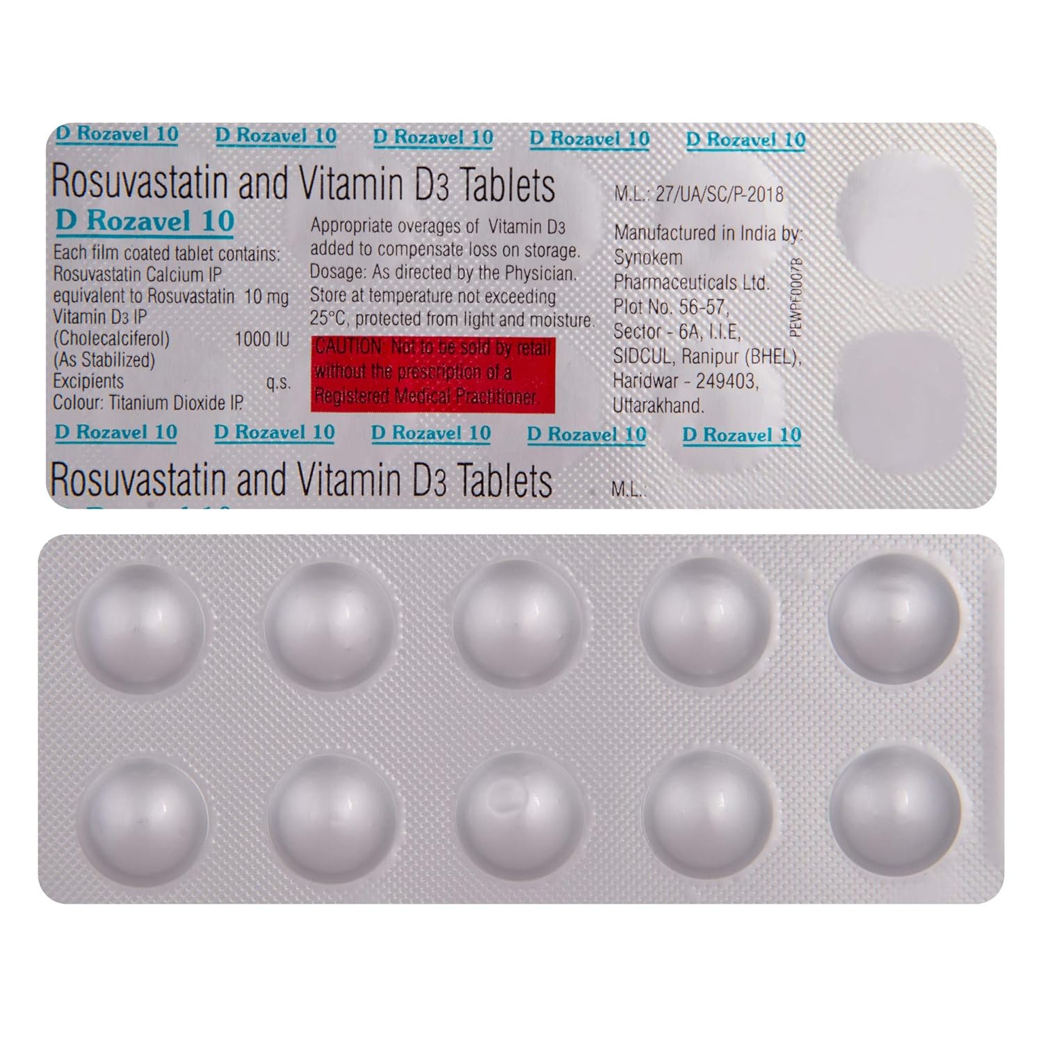 D Rozavel 10 Tablet