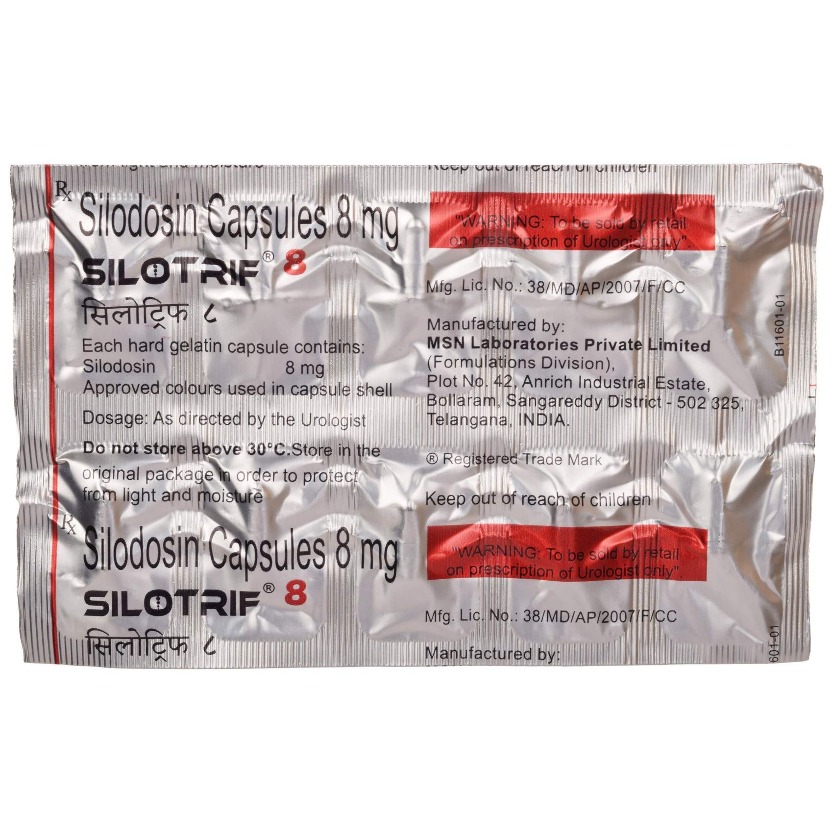 Silotrif 8 Capsule