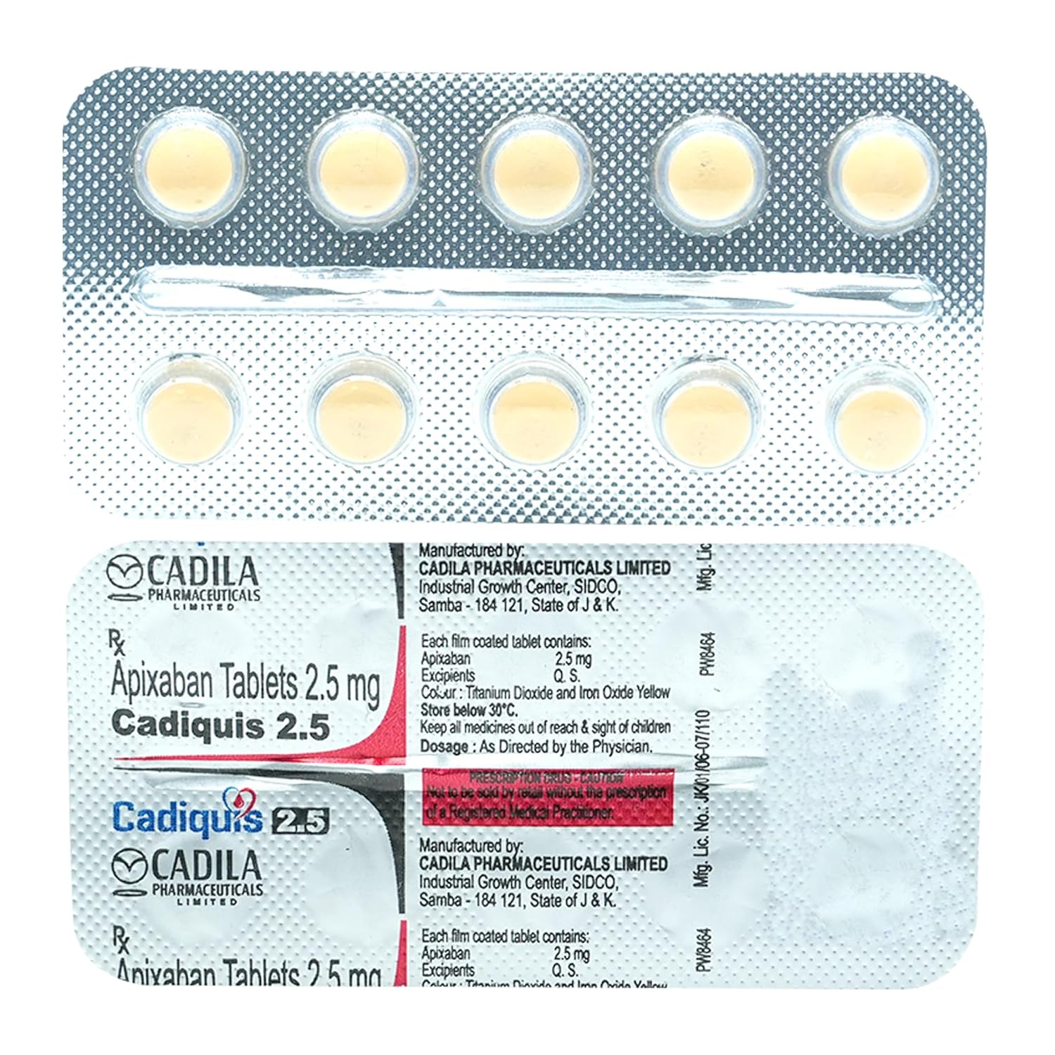 Cadiquis 2.5mg Tablet