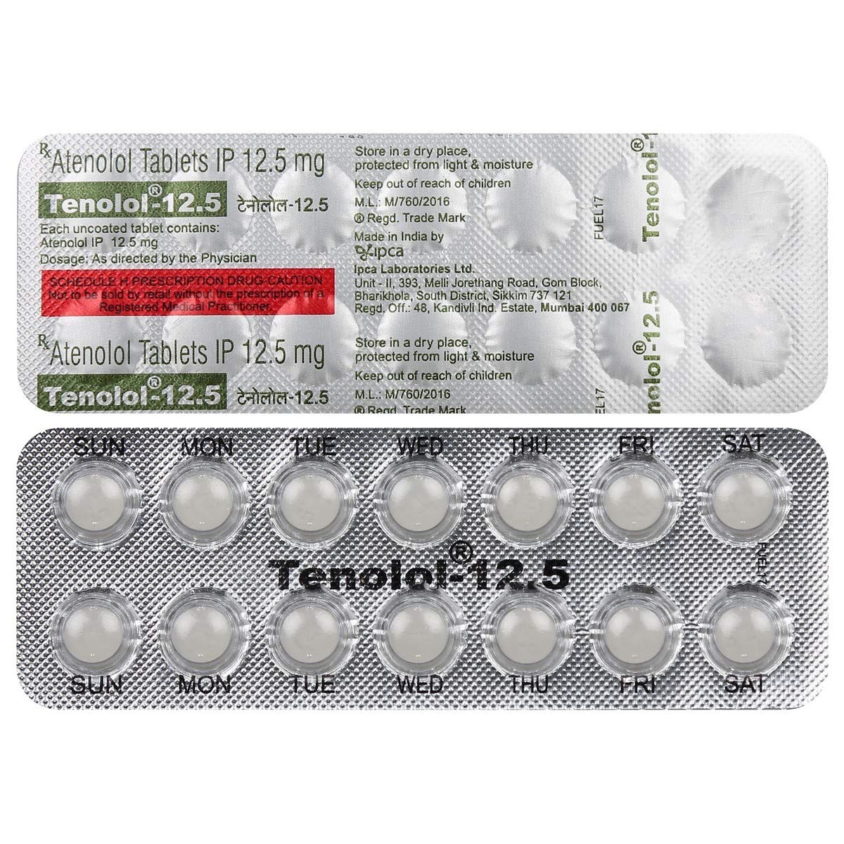 Tenolol 12.5 Tablet