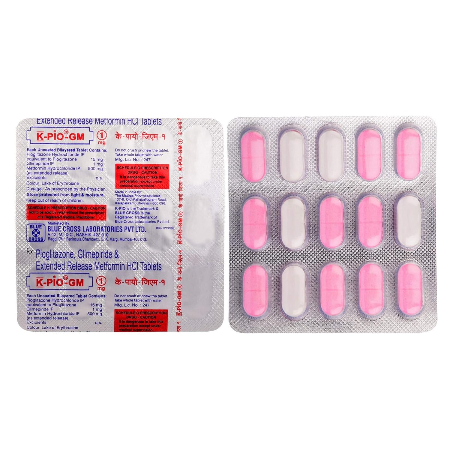 K-Pio-Gm 1mg Tablet ER