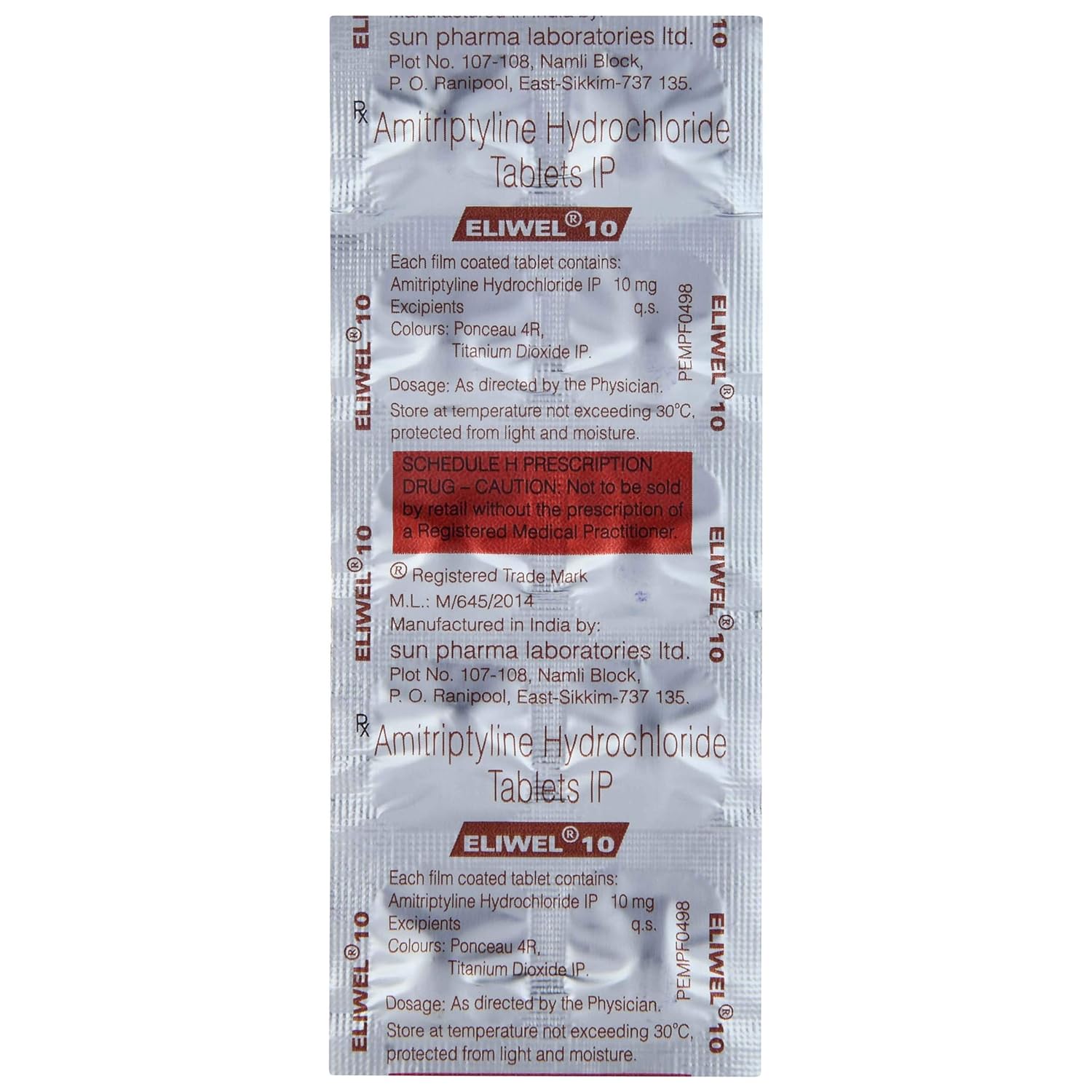 Eliwel 10mg Tablet