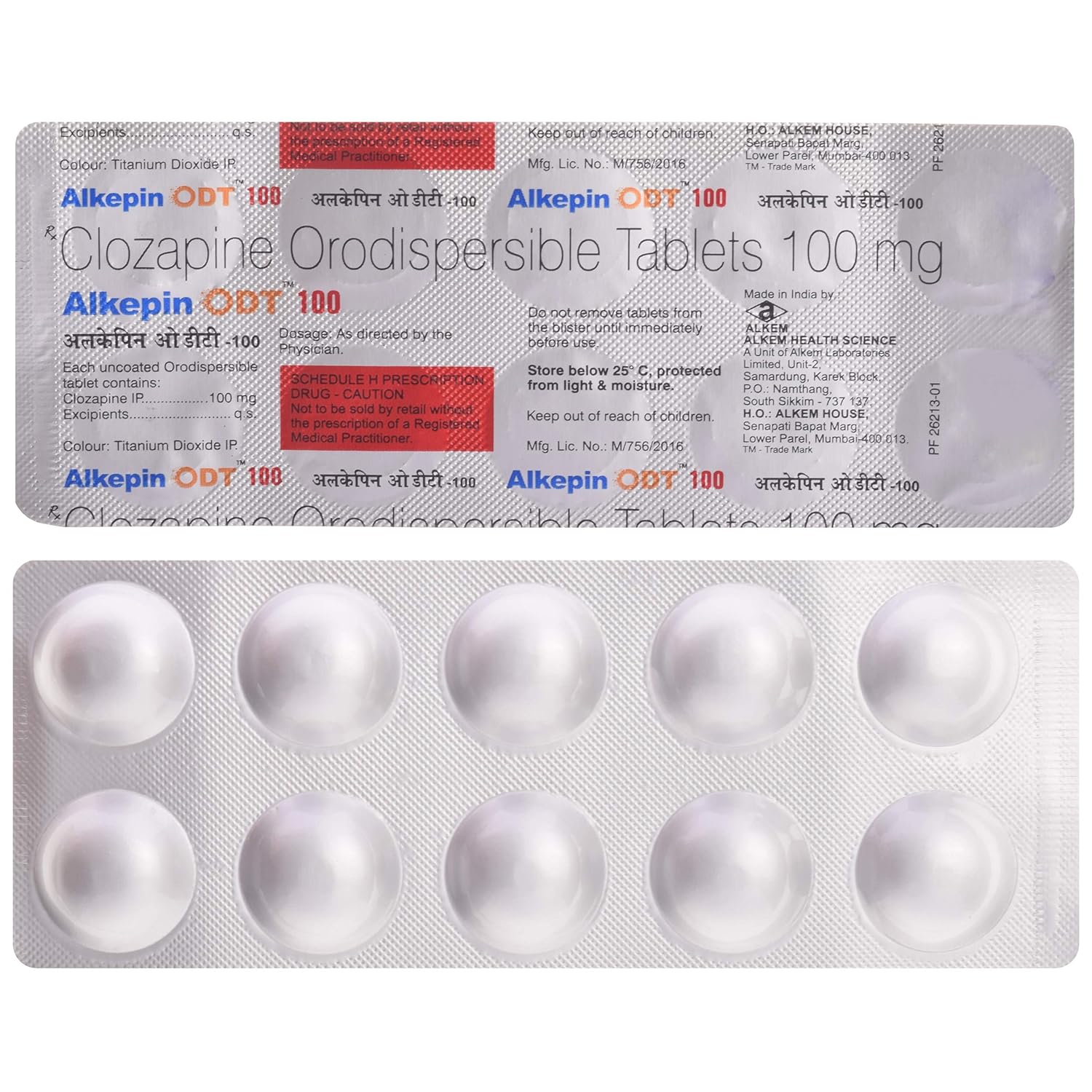 Alkepin Odt 100mg Tablet