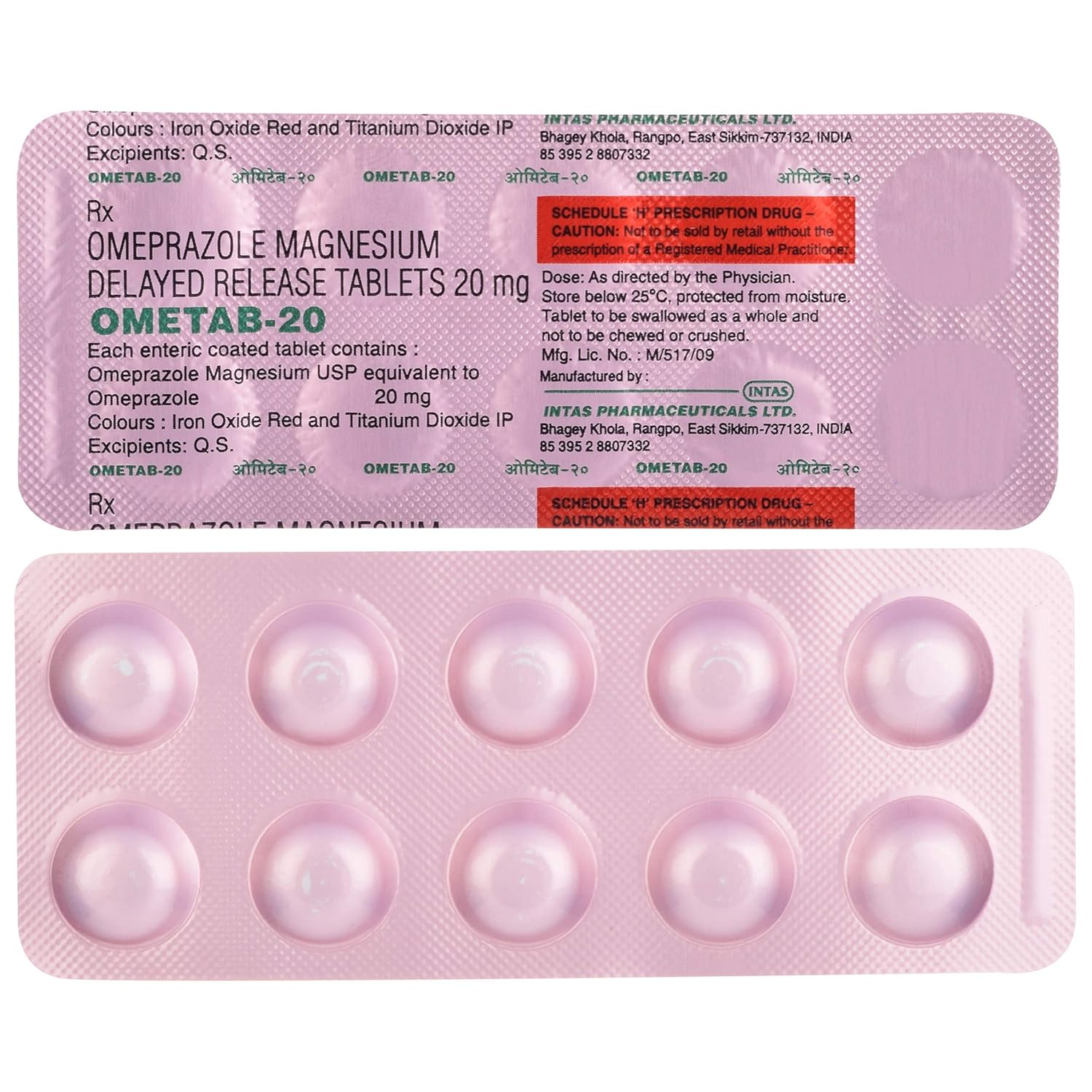 Ometab 20mg Tablet DR