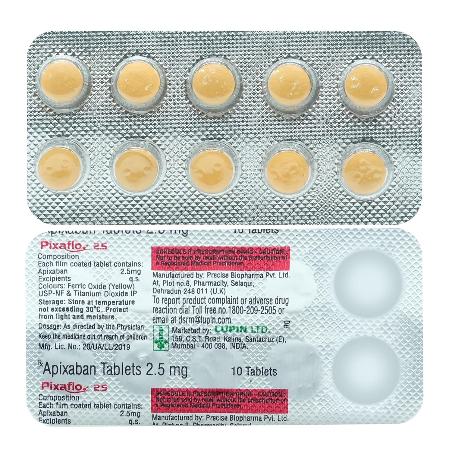 Pixaflo 2.5mg Tablet