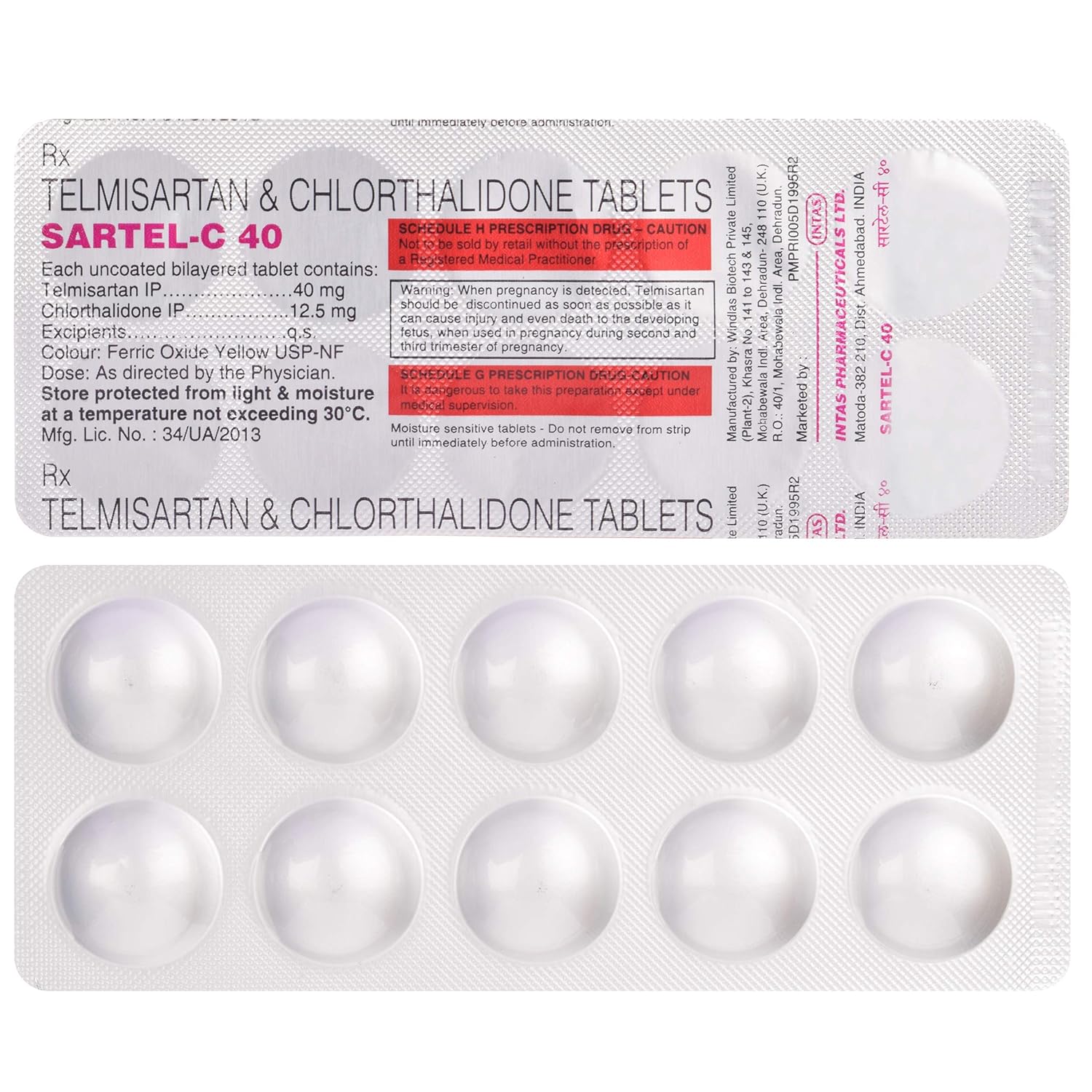 Sartel-C 40 Tablet