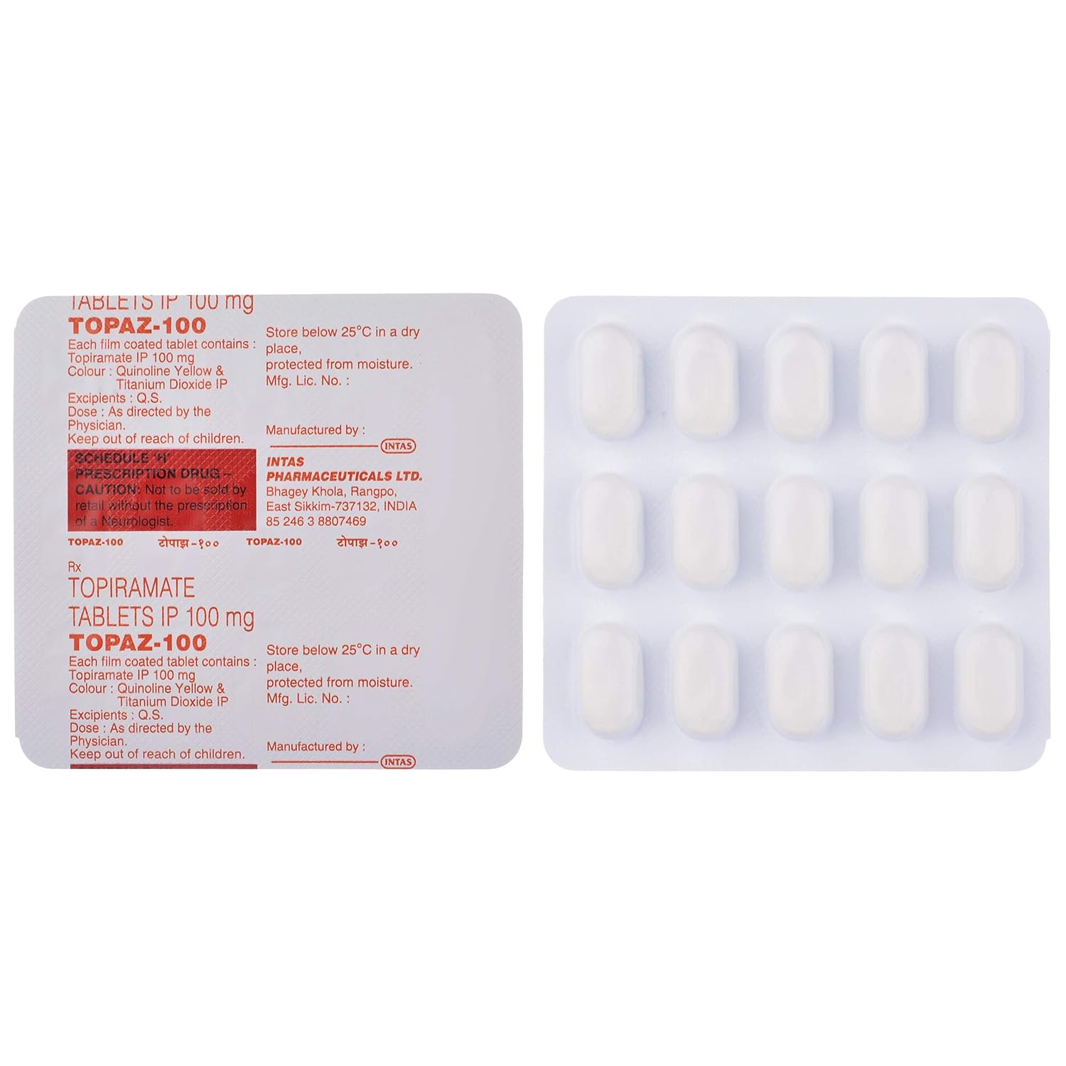 Topaz 100 Tablet