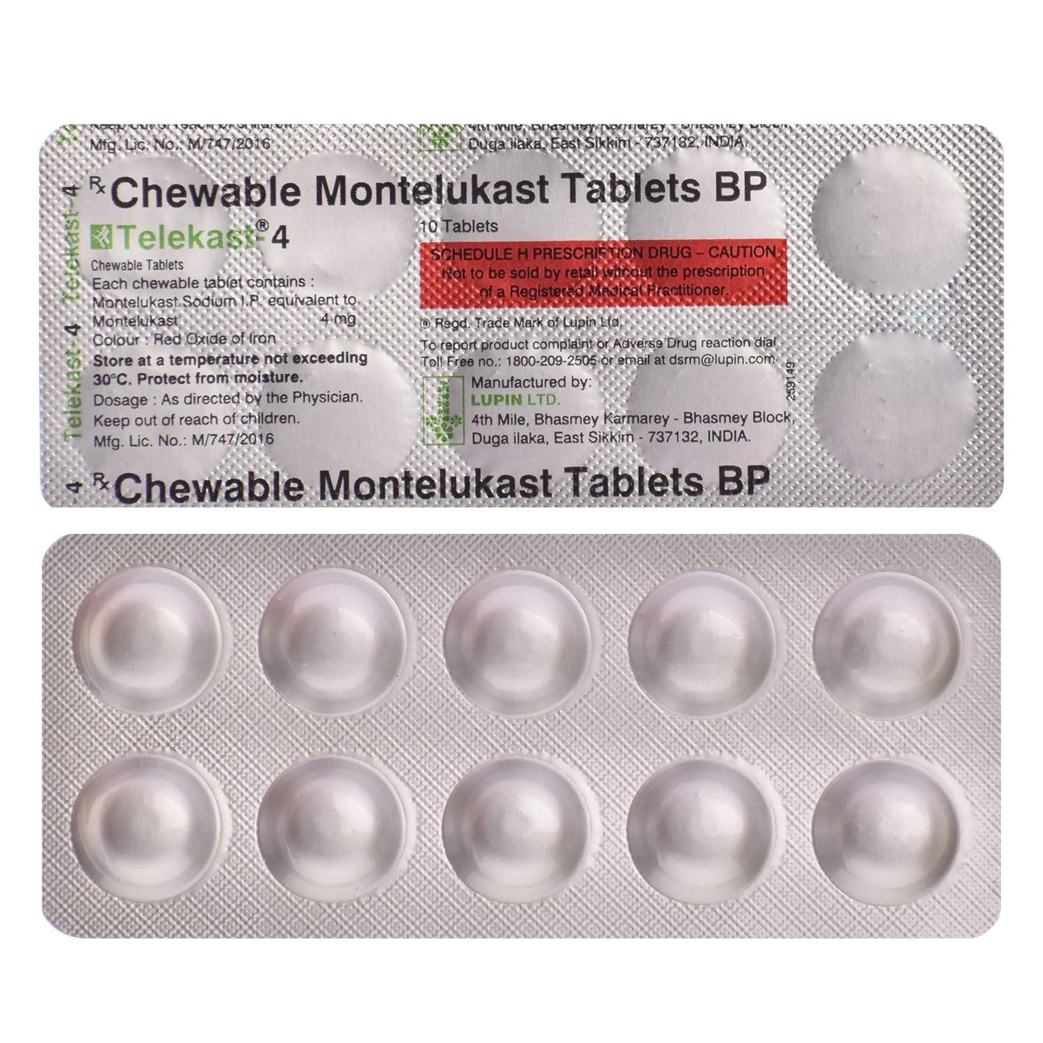 Telekast 4 Chewable Tablet