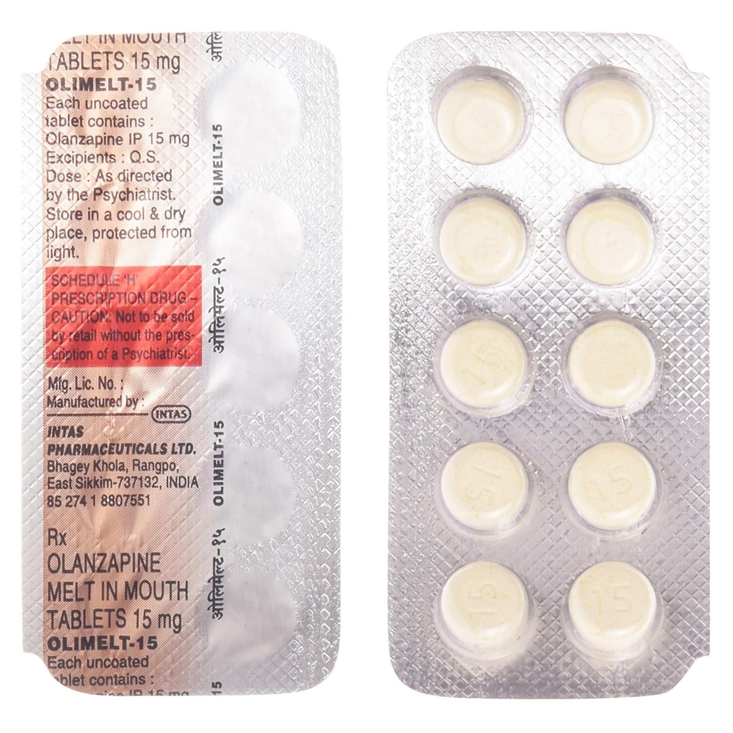 Olimelt 15 Tablet
