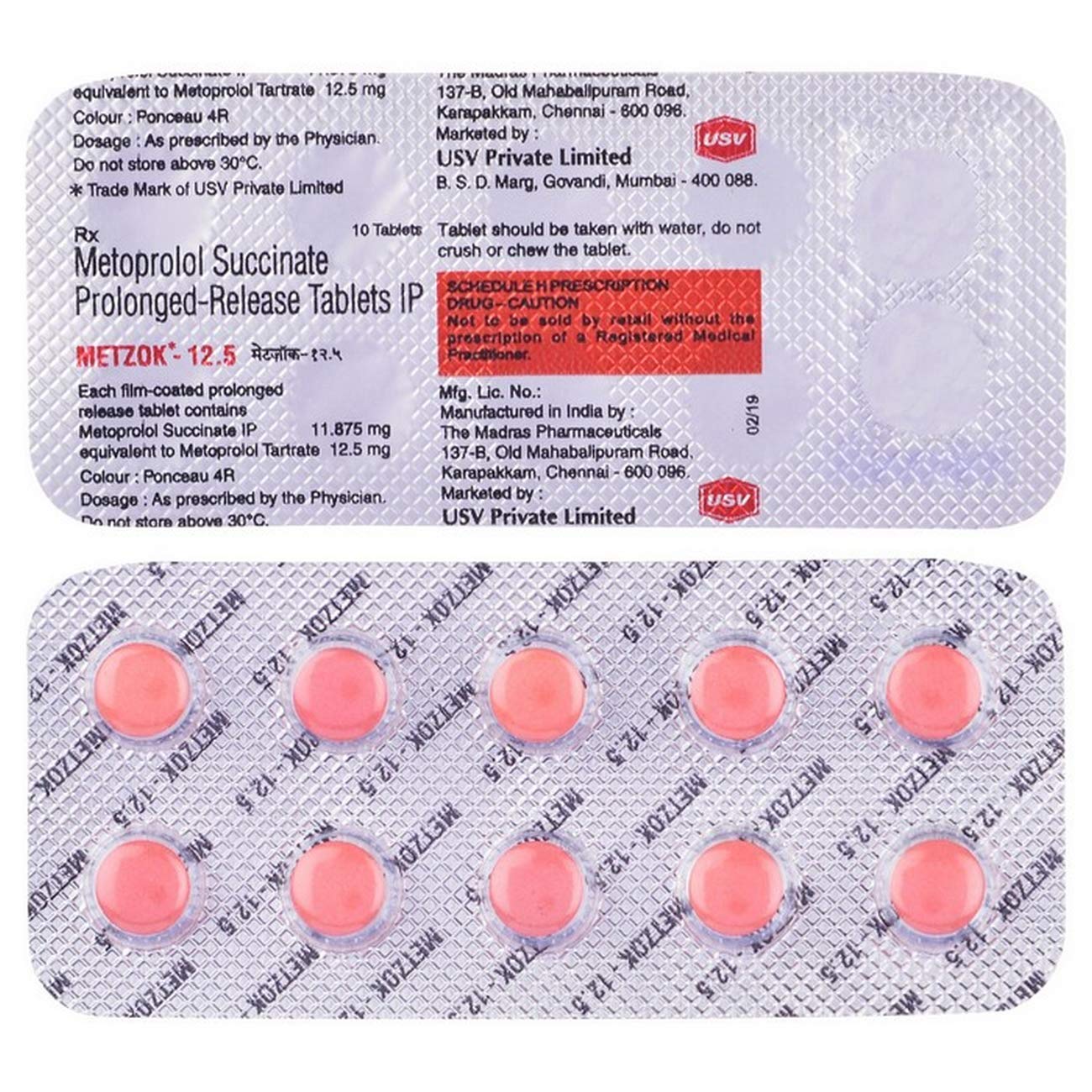 Metzok 12.5 Tablet PR