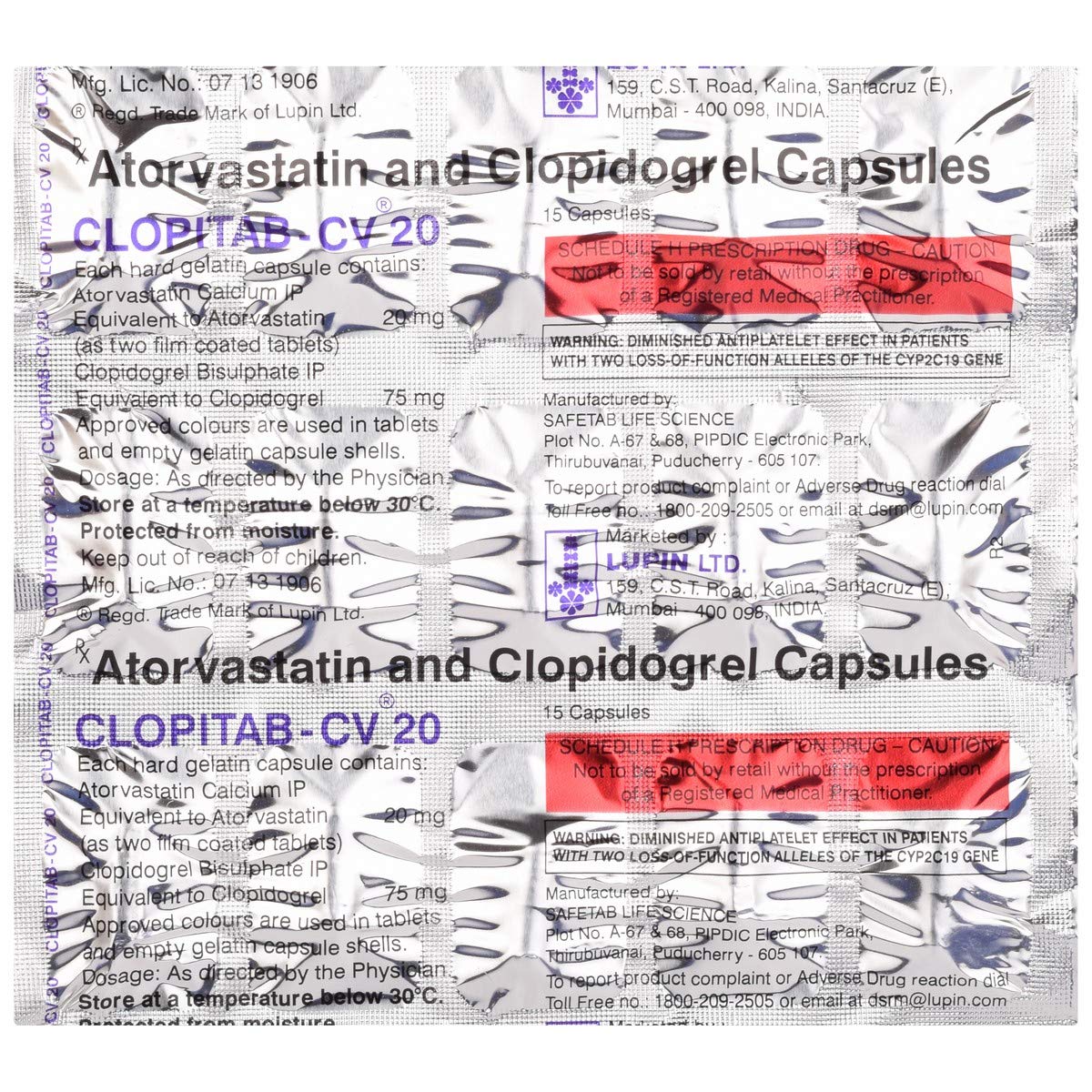 Clopitab-CV 20 Capsule