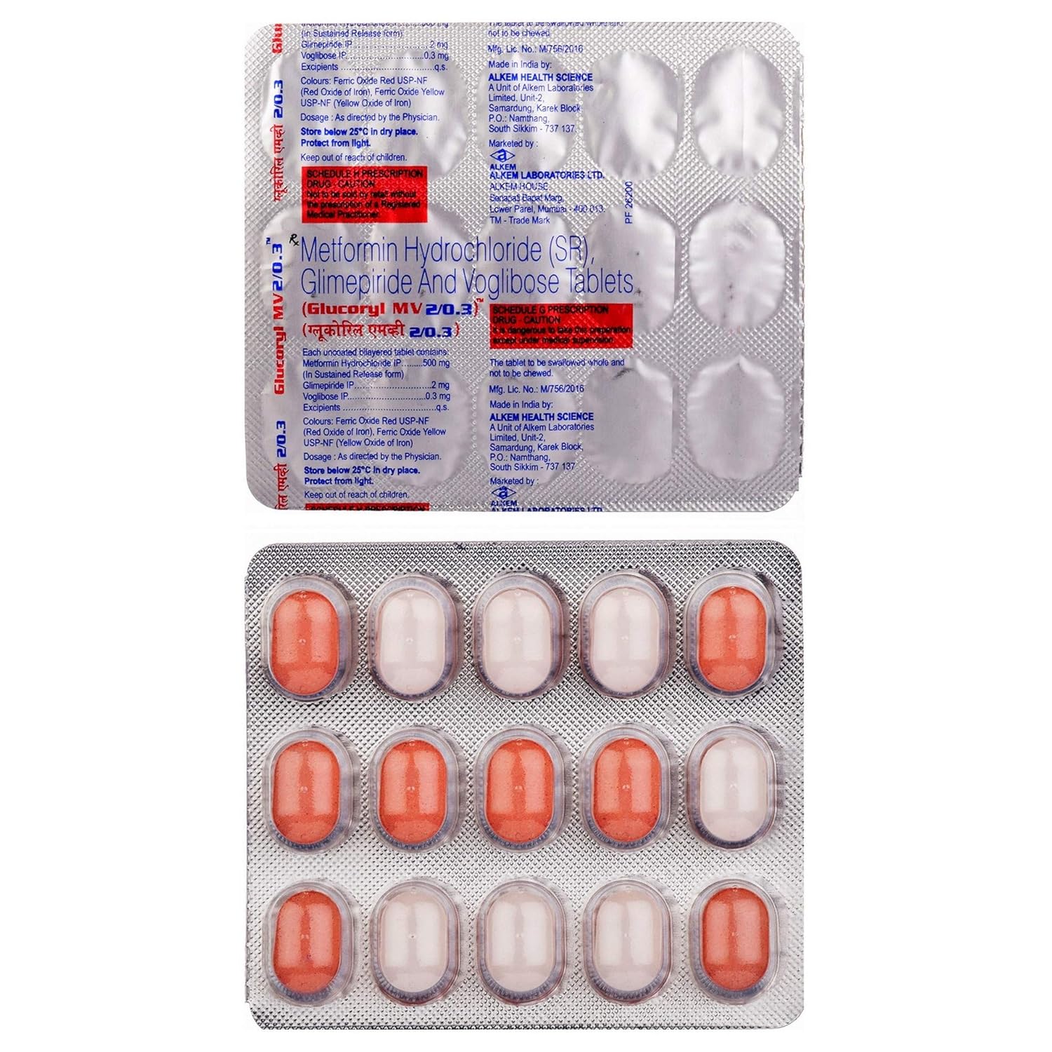 Glucoryl-MV 2/0.3 Tablet SR
