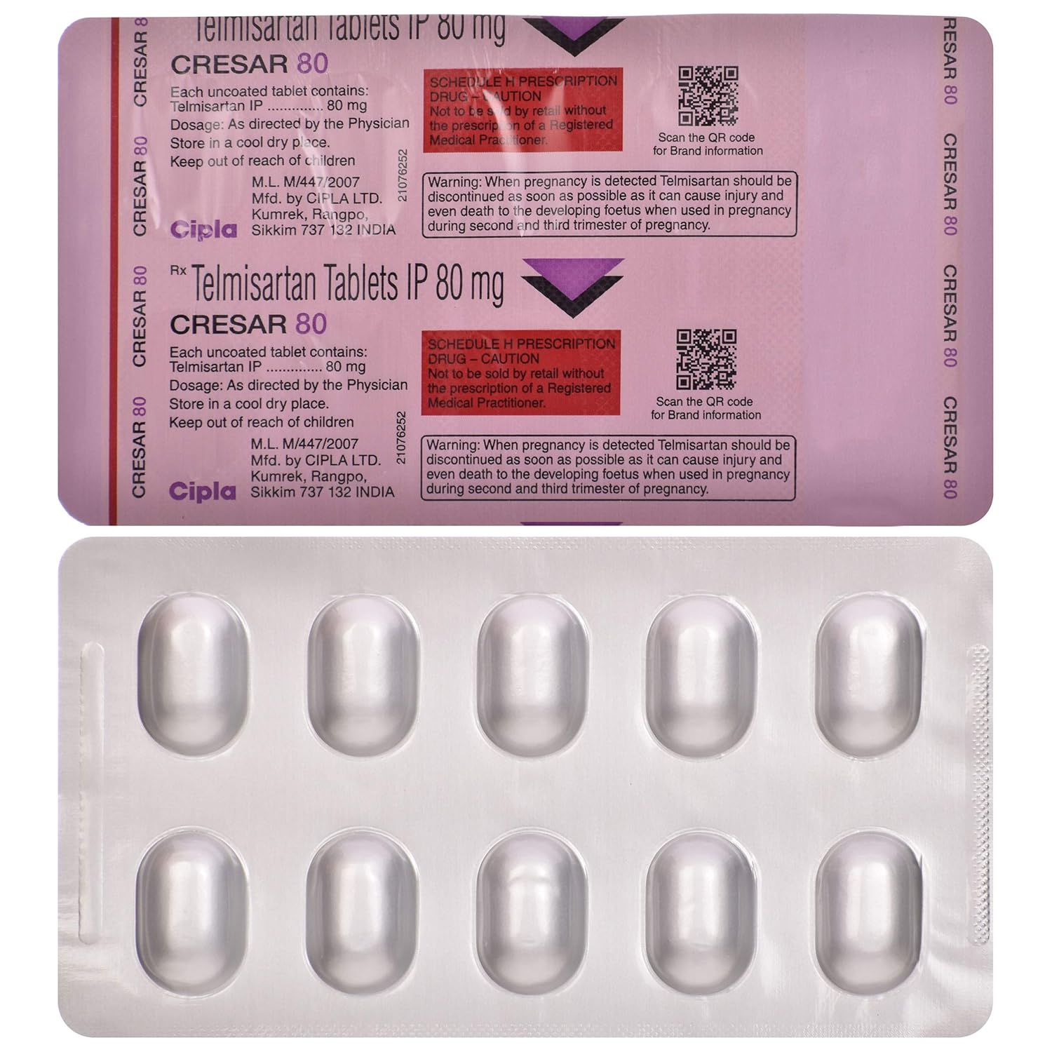 Cresar 80 Tablet