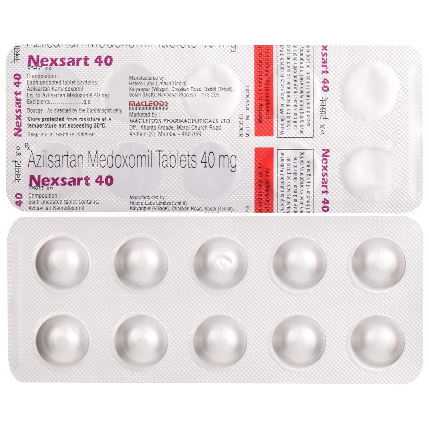 Nexsart 40 Tablet