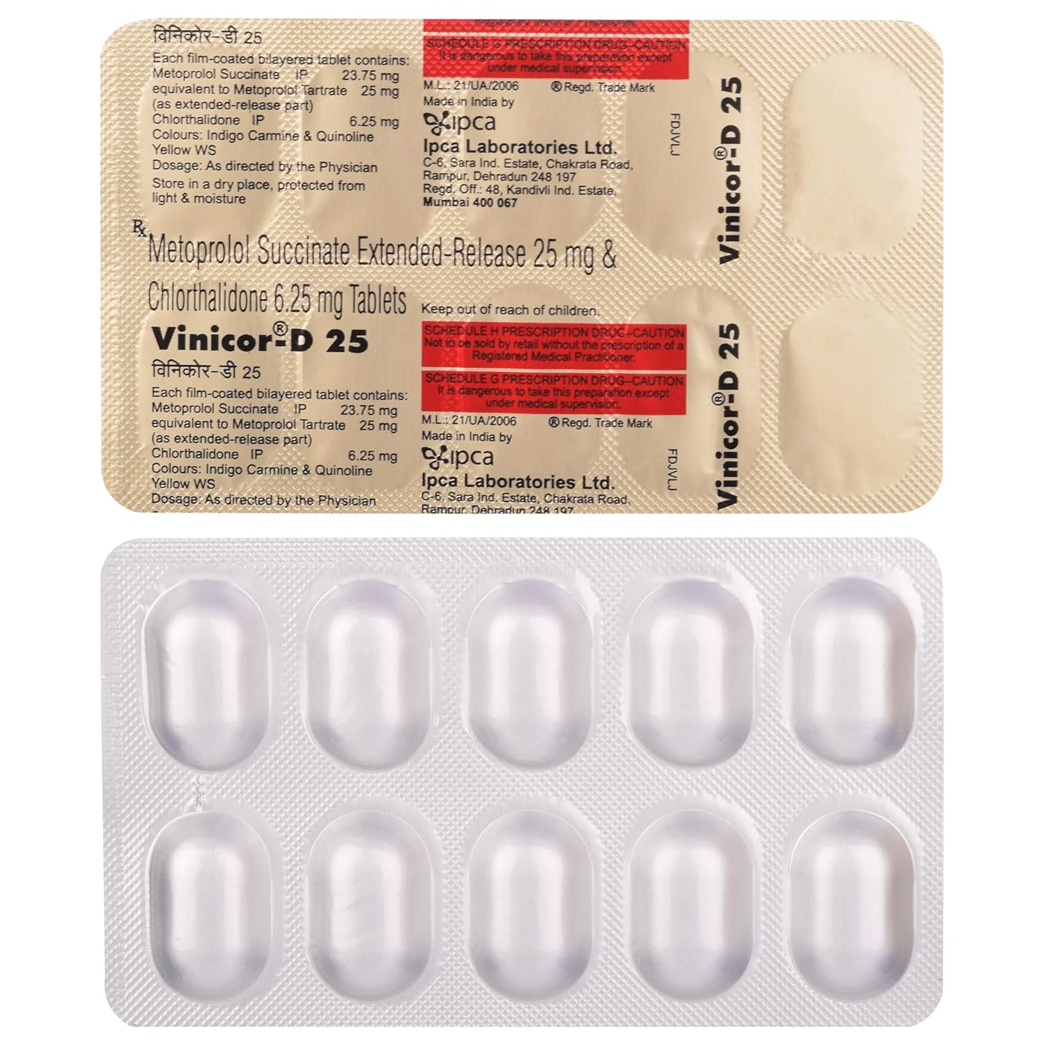 Vinicor-D 25 Tablet ER