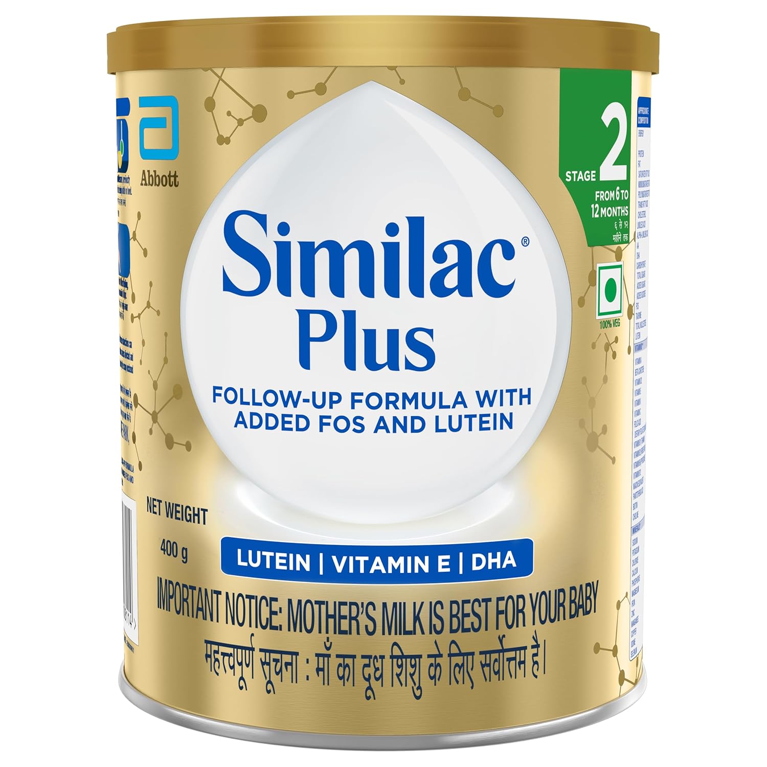 Similac Plus Stage 2 Follow-Up Formula (6 to 12 months) Powder | with Vitamins, Minerals & Essential Nutrients