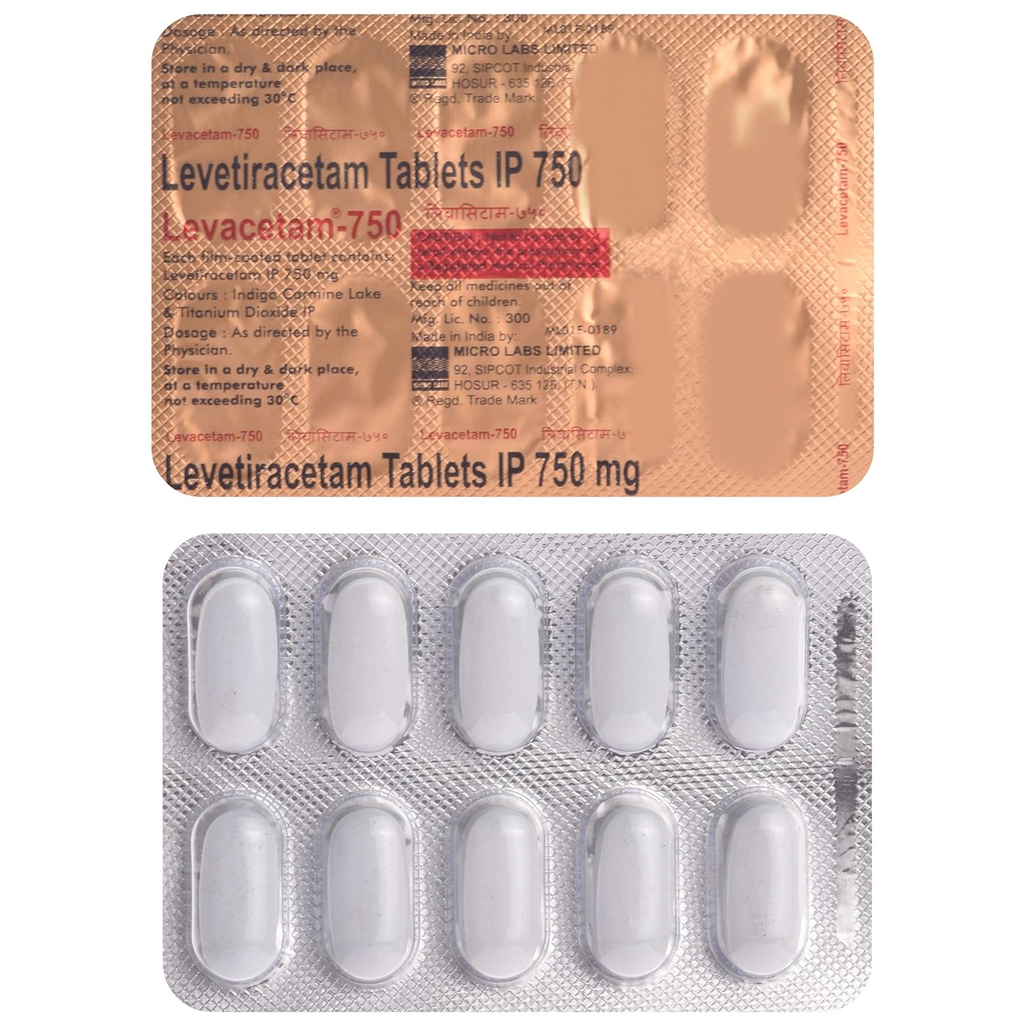 Levacetam 750mg Tablet