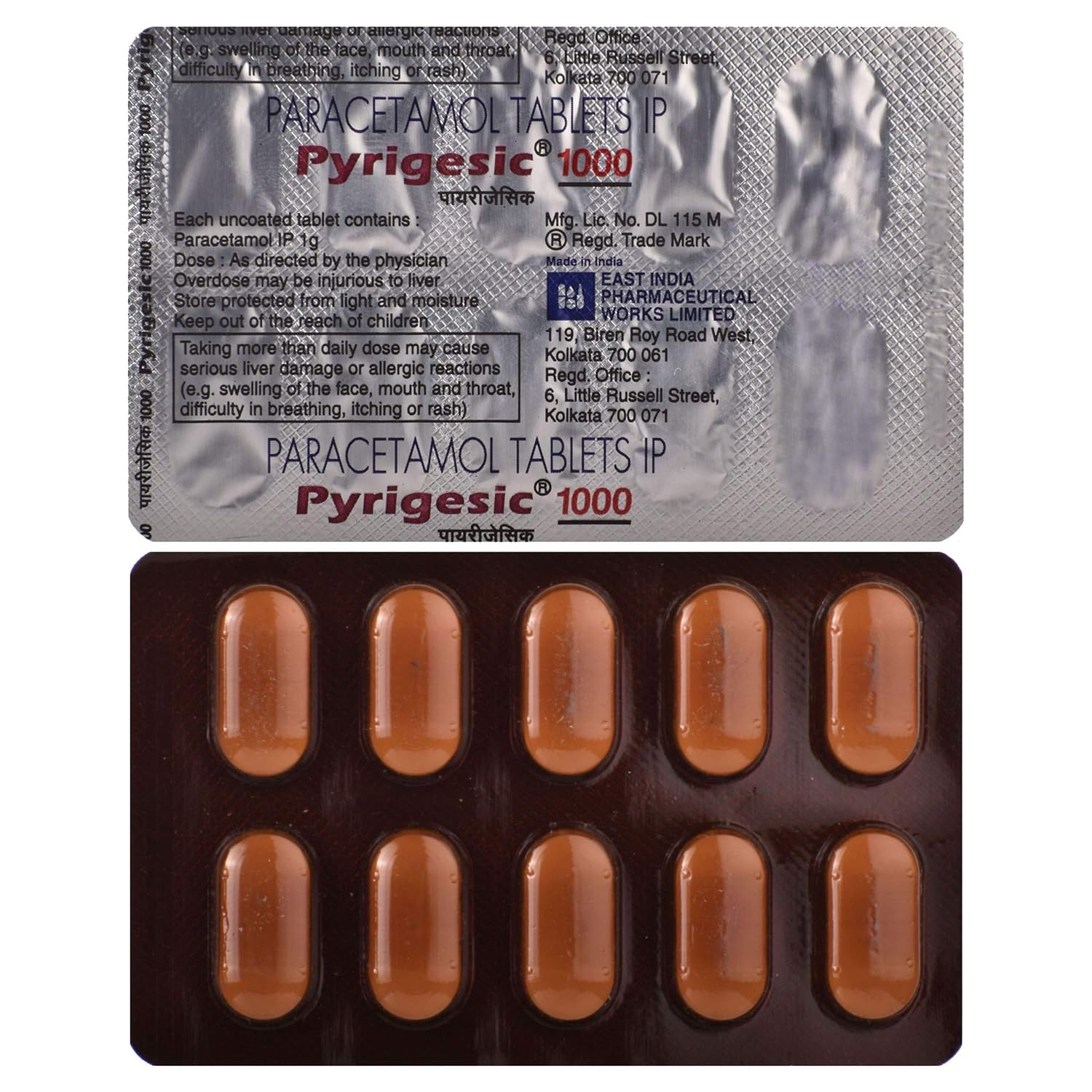 Pyrigesic 1000 Tablet